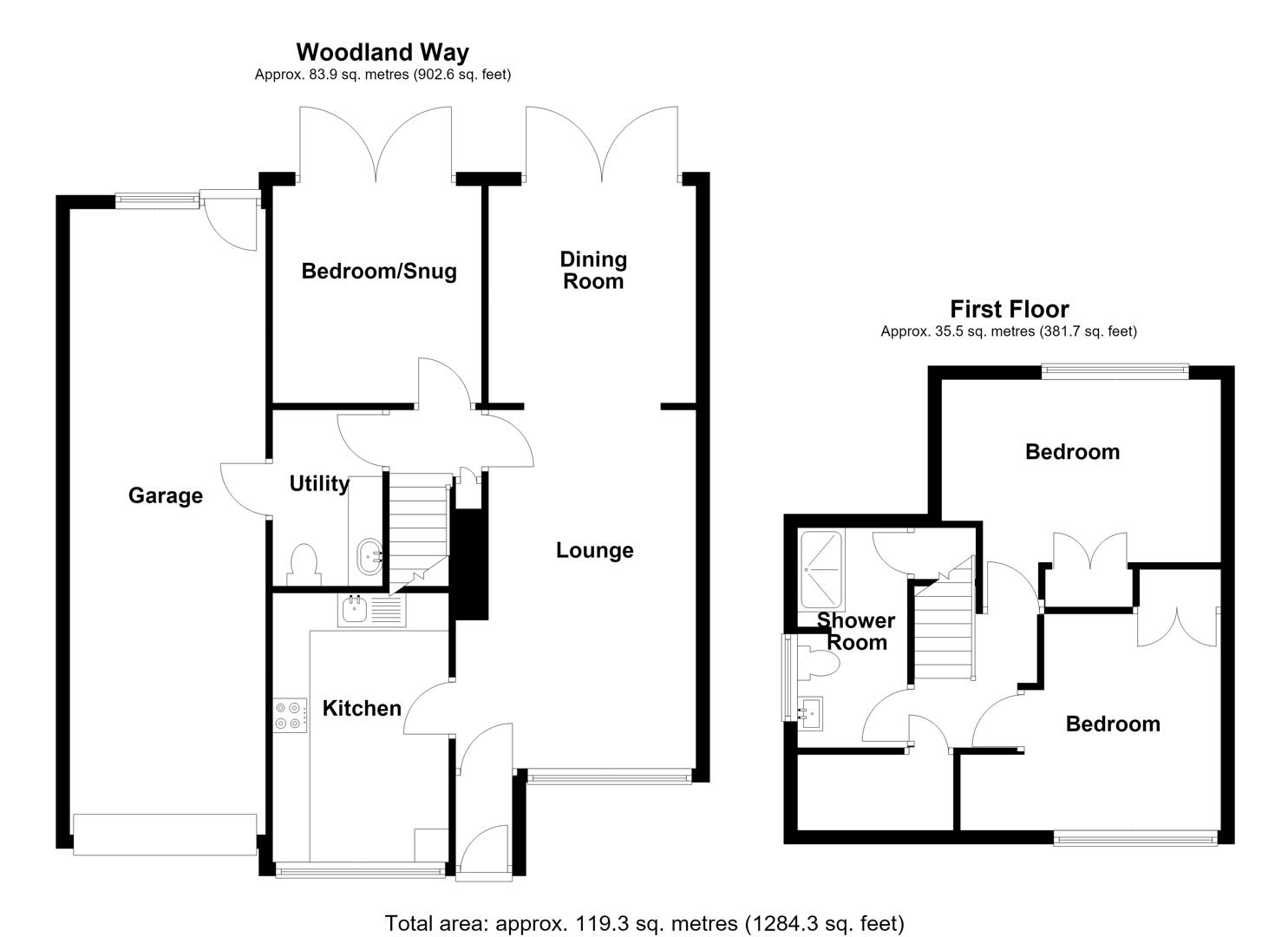 Woodland Way, Burntwood floorplan