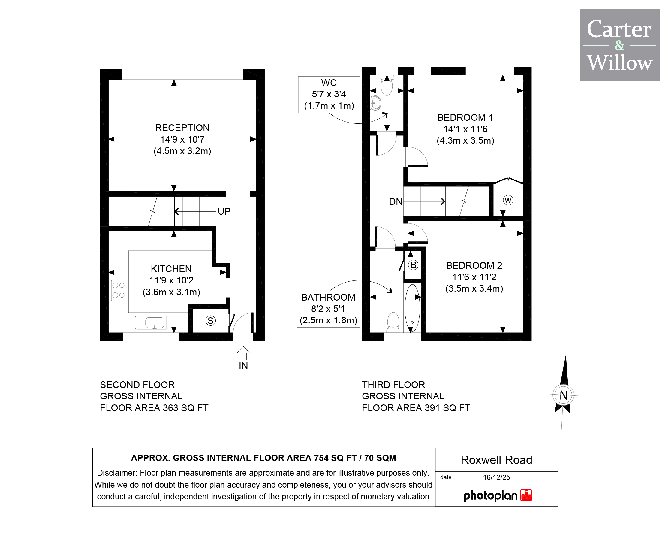 104, Roxwell Road, Barking floorplan