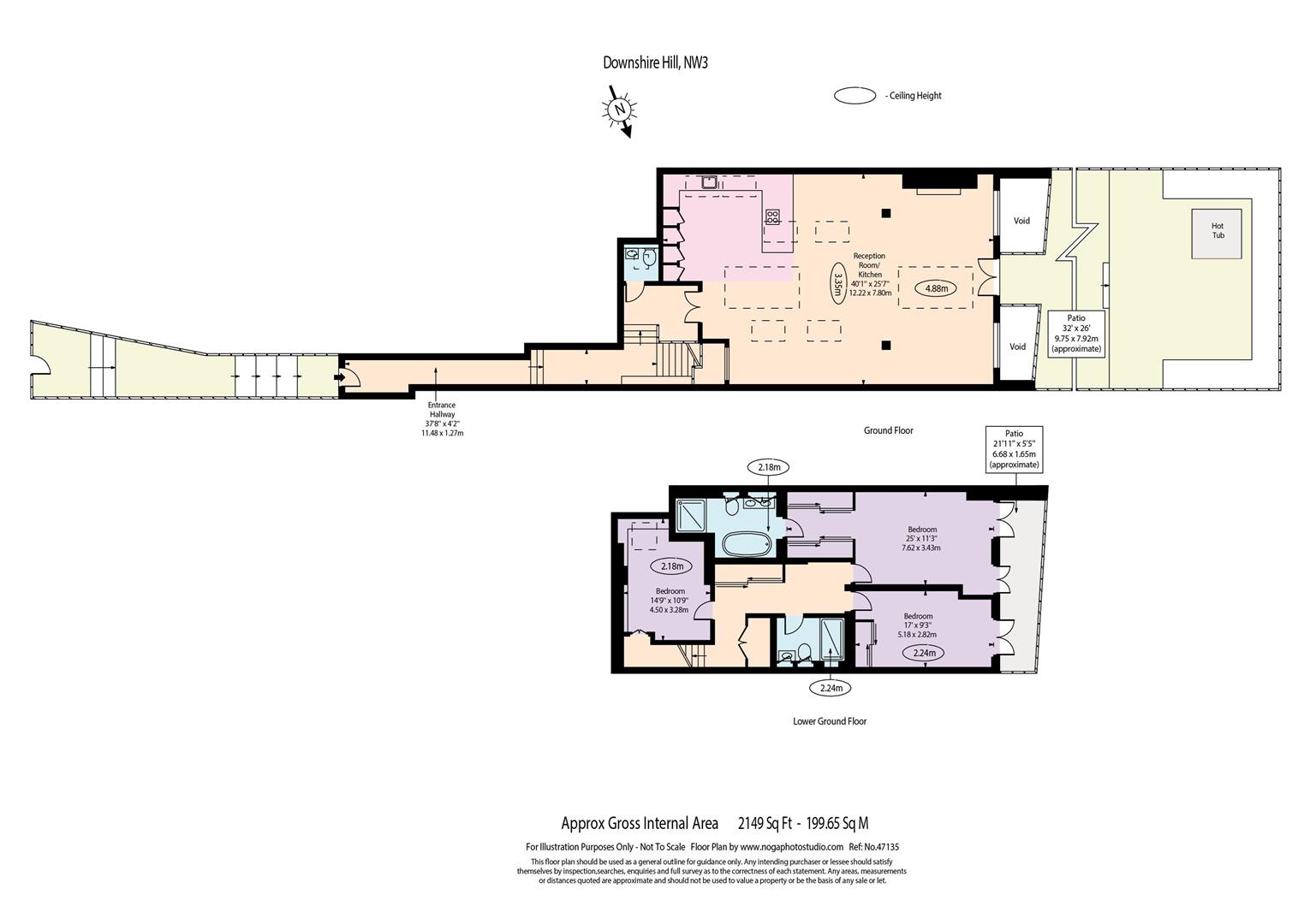 14B, Downshire Hill, London floorplan