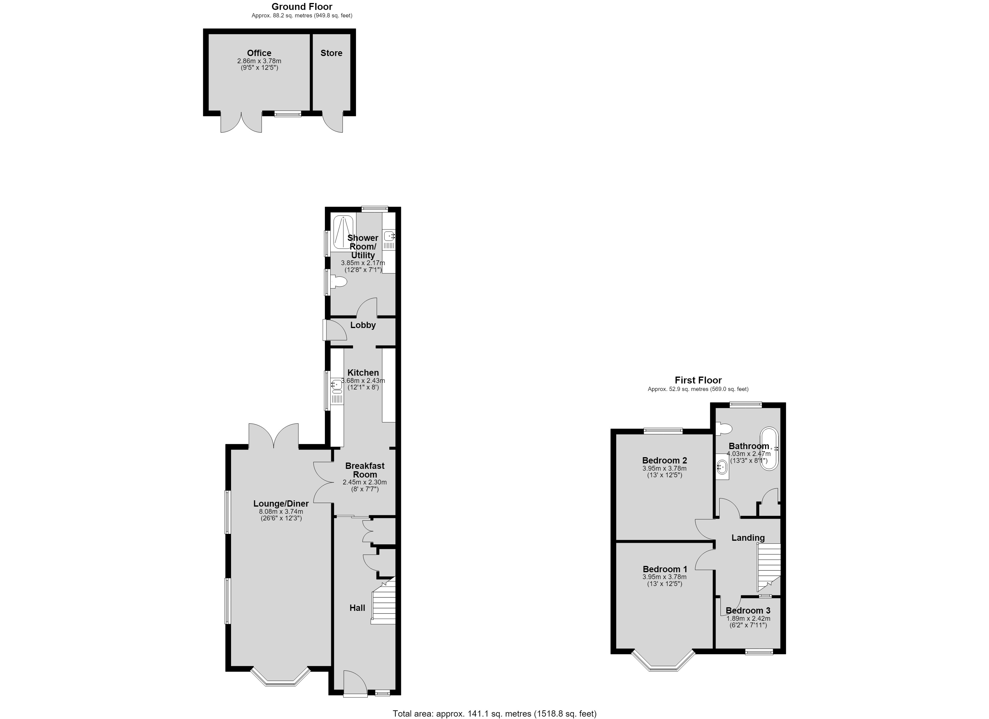 14, St. Catherines Road, Lincoln floorplan