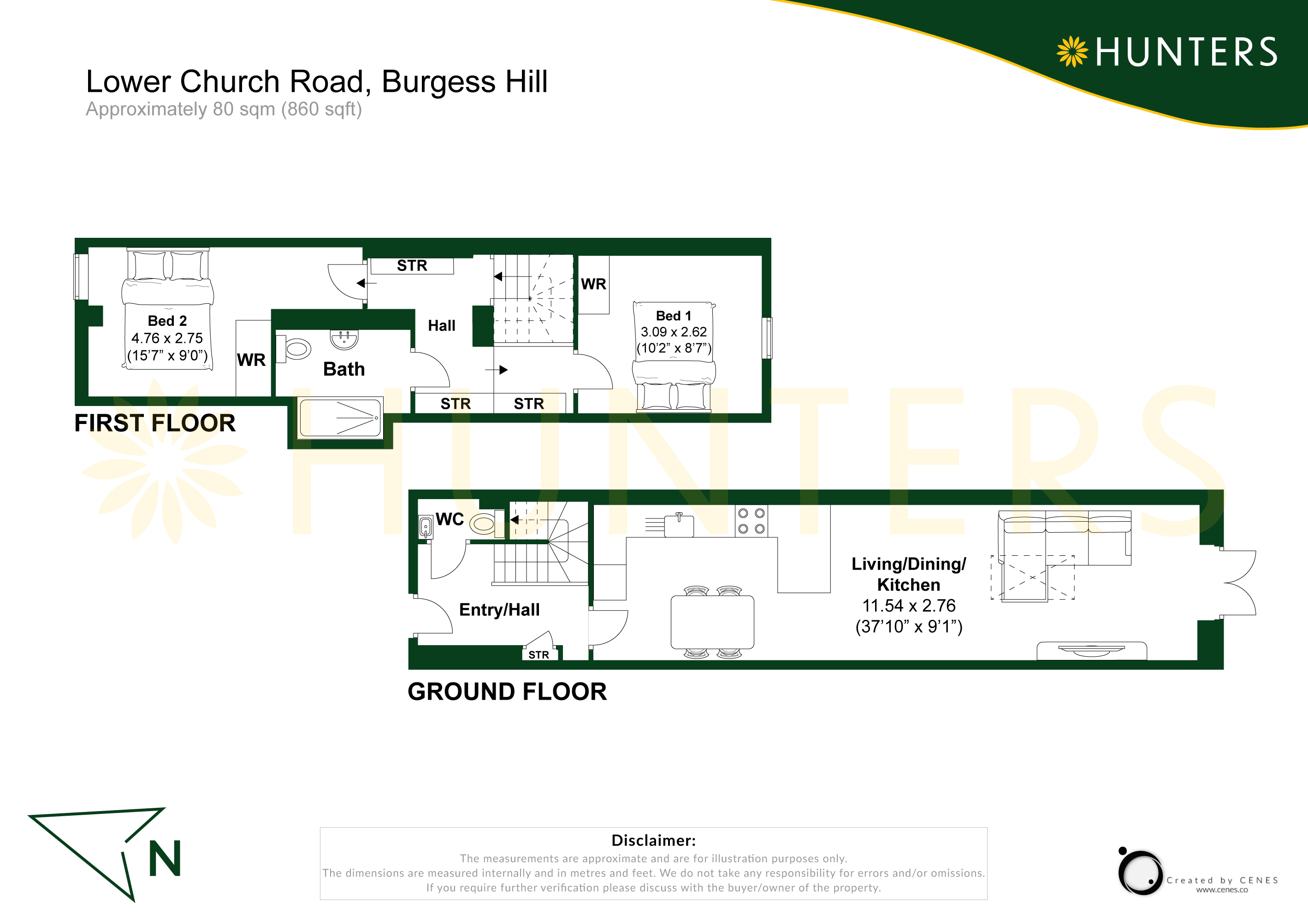 143B,, Lower Church Road, West Sussex floorplan