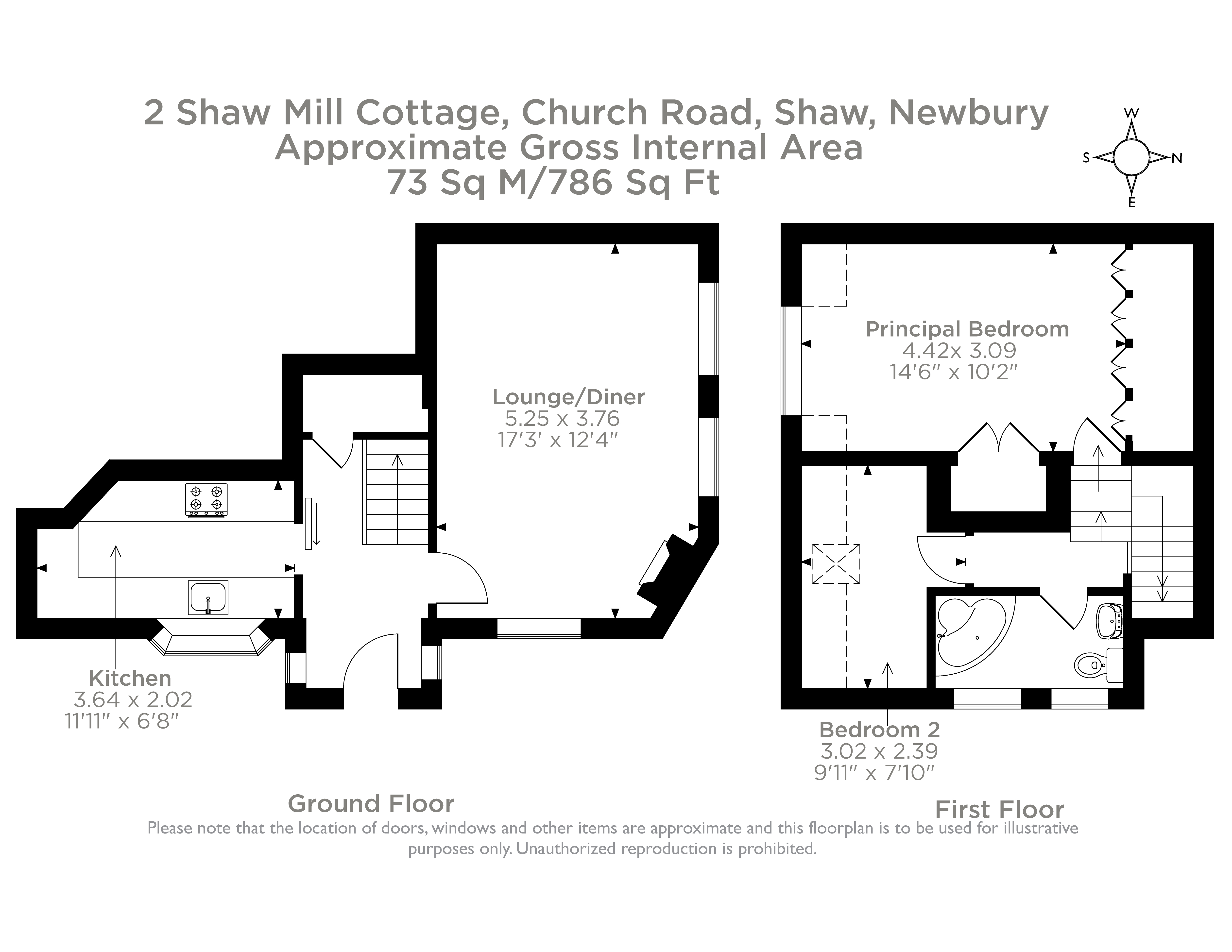 2 Shaw Mill Cottage,, Church Road, Newbury floorplan