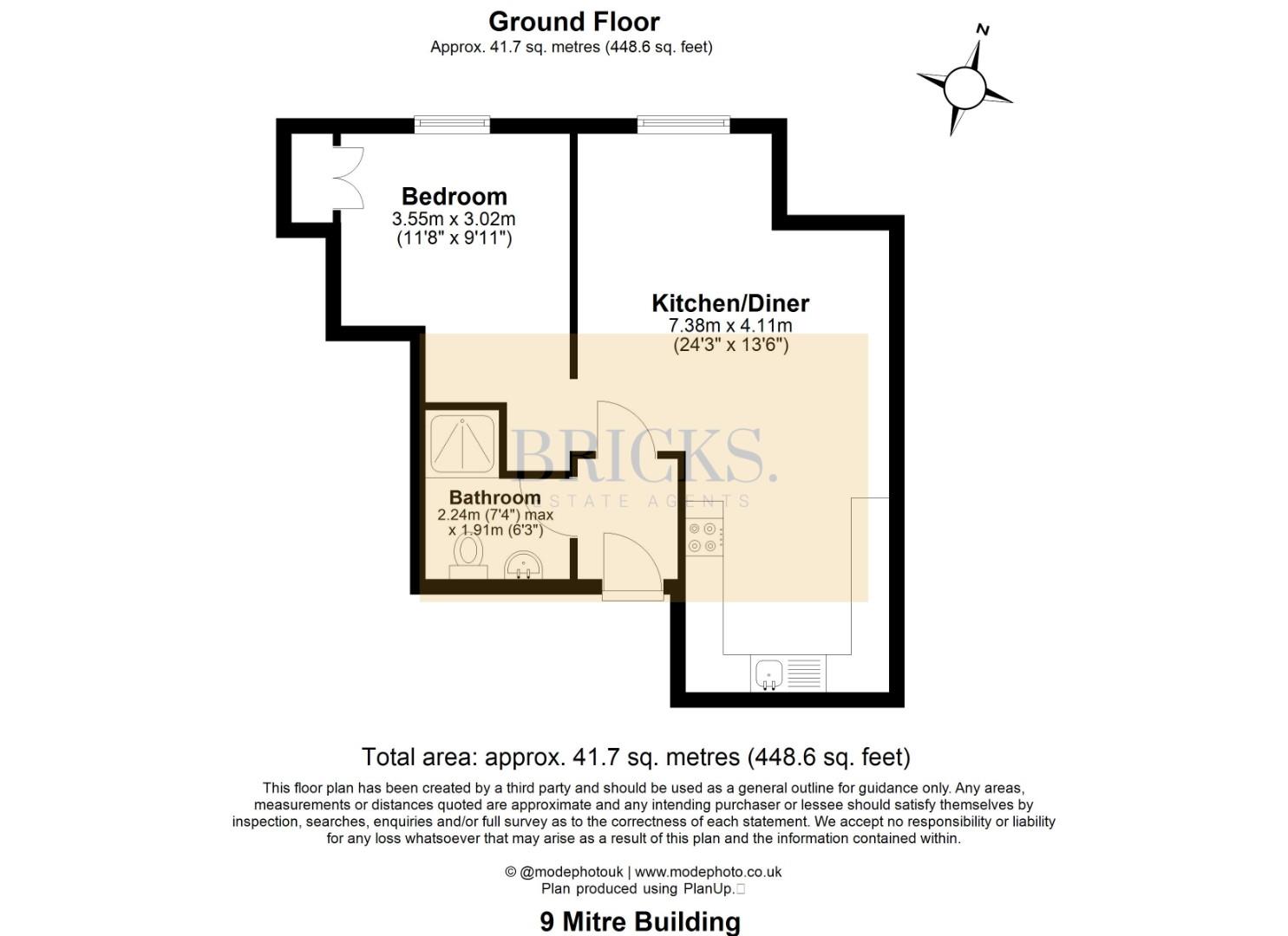 3 Mitre Buildings, Kitson Way, Harlow floorplan