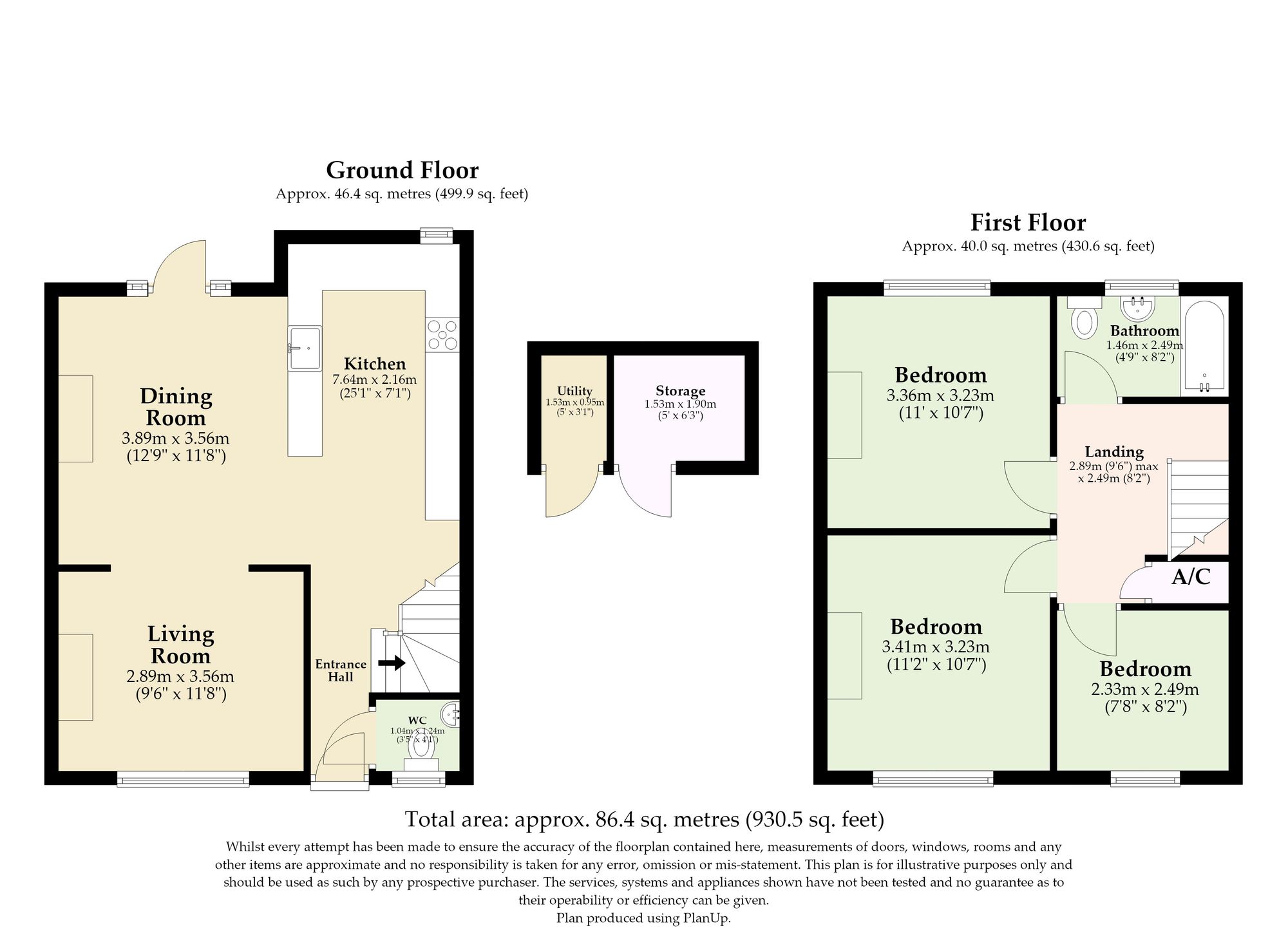 35 Beech Terrace, Stowmarket floorplan