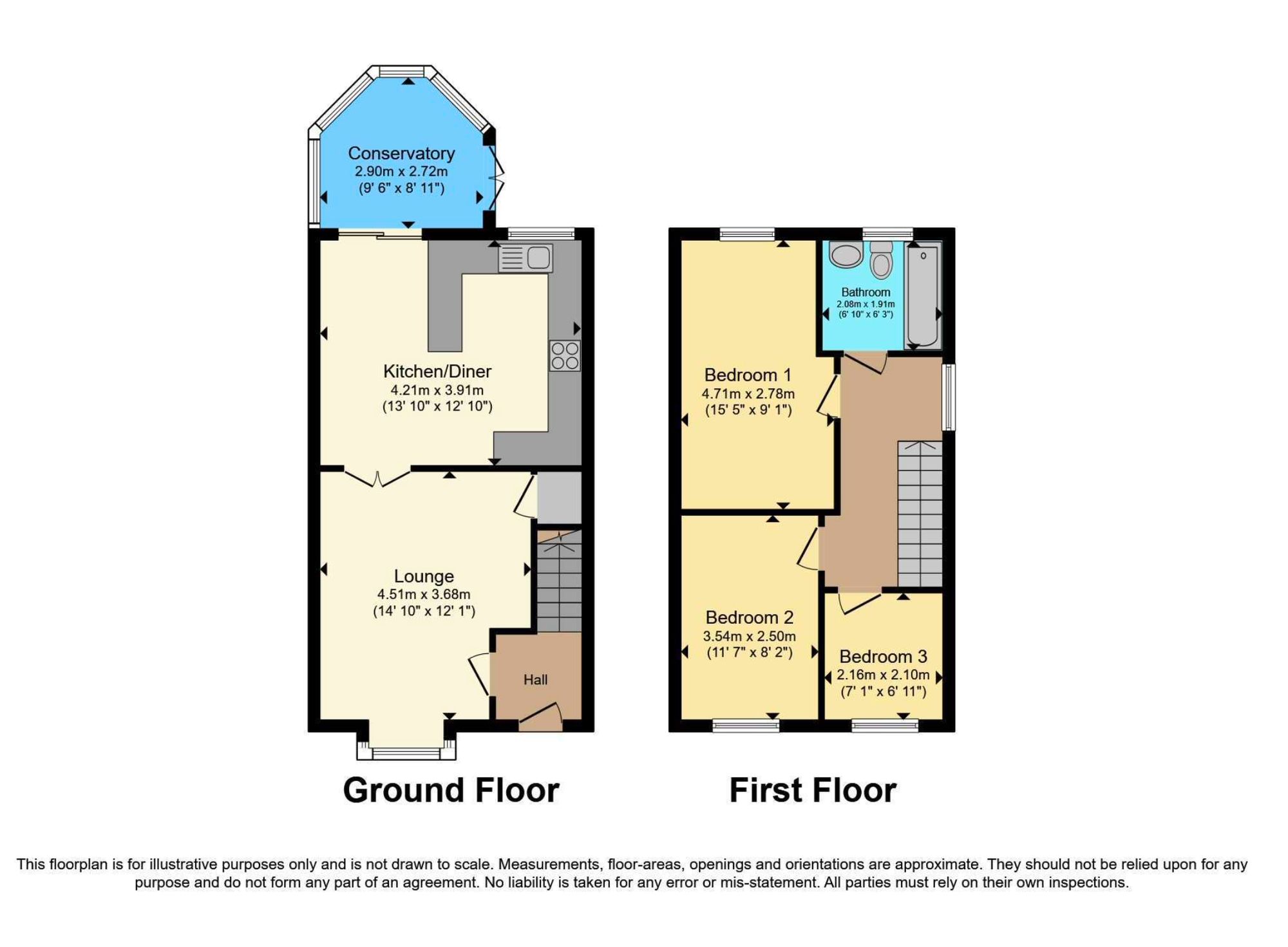 2 Maple Close, St. Columb floorplan