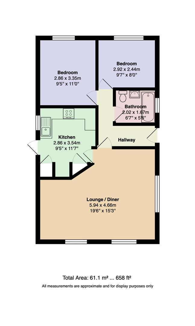 7 Broadfields Park, Oxcliffe Road, Morecambe floorplan