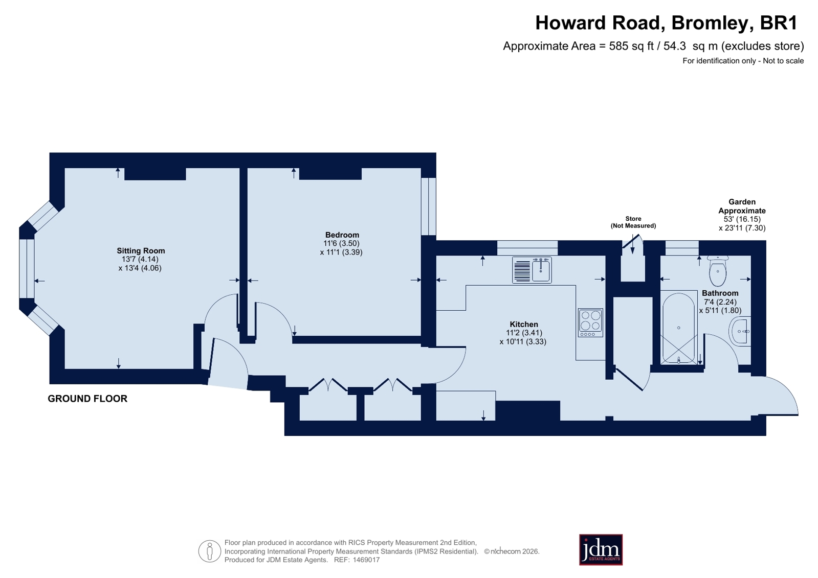 54, Howard Road, Bromley floorplan