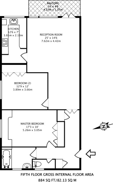 2 Bedrooms Flat to rent in Regents Park Road, London N3