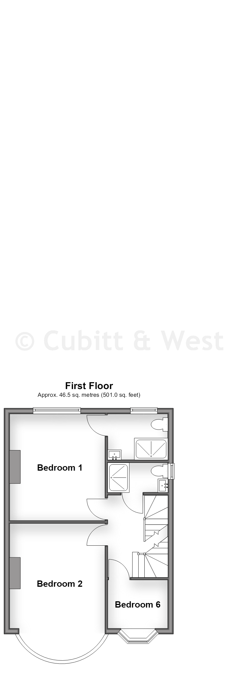 129, Springfield Avenue, London floorplan