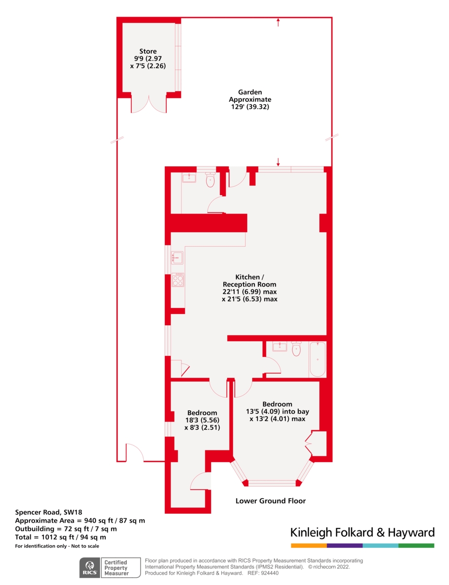 Spencer Road, London floorplan