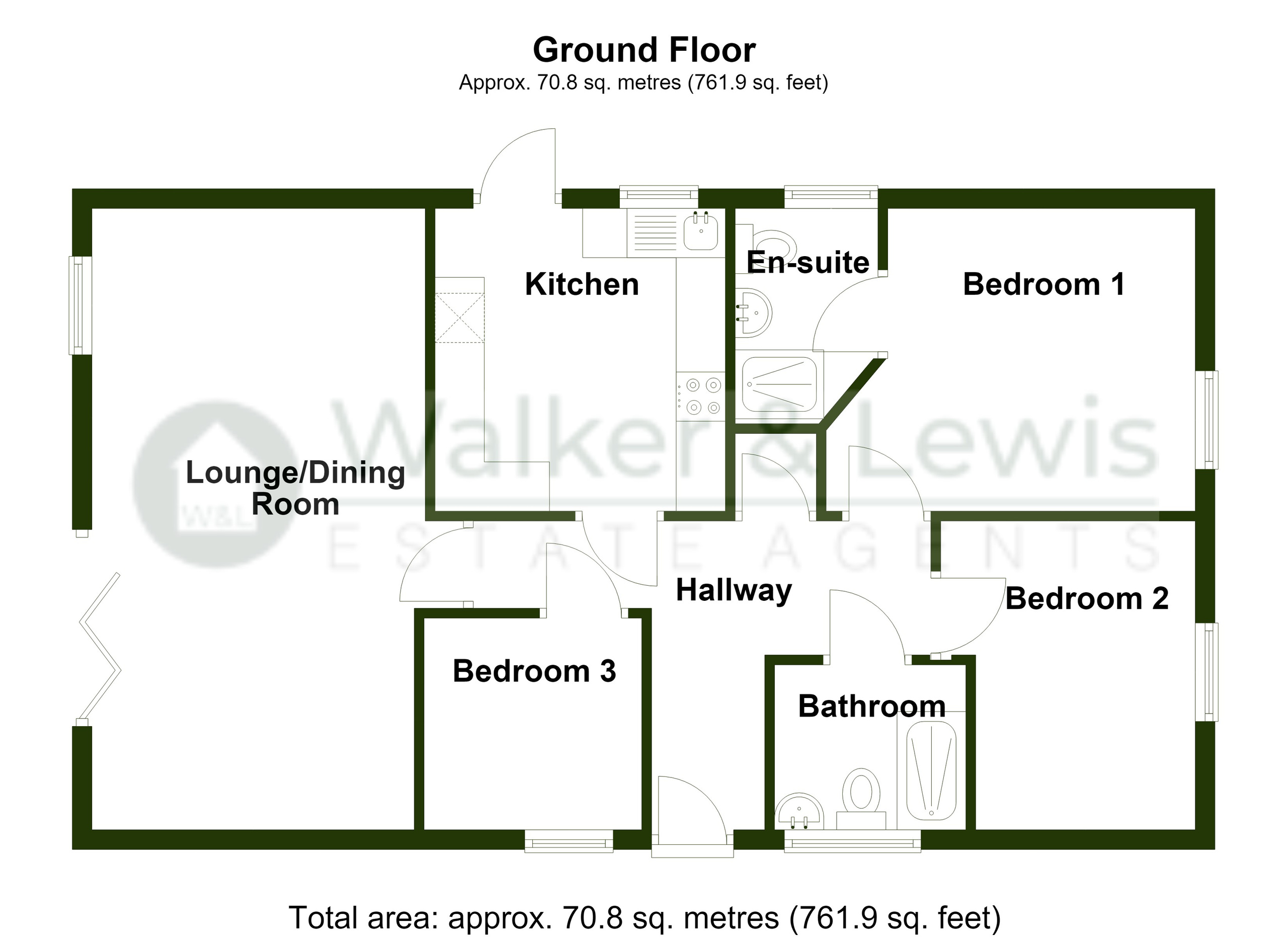 19 Harris Court, Treharris floorplan