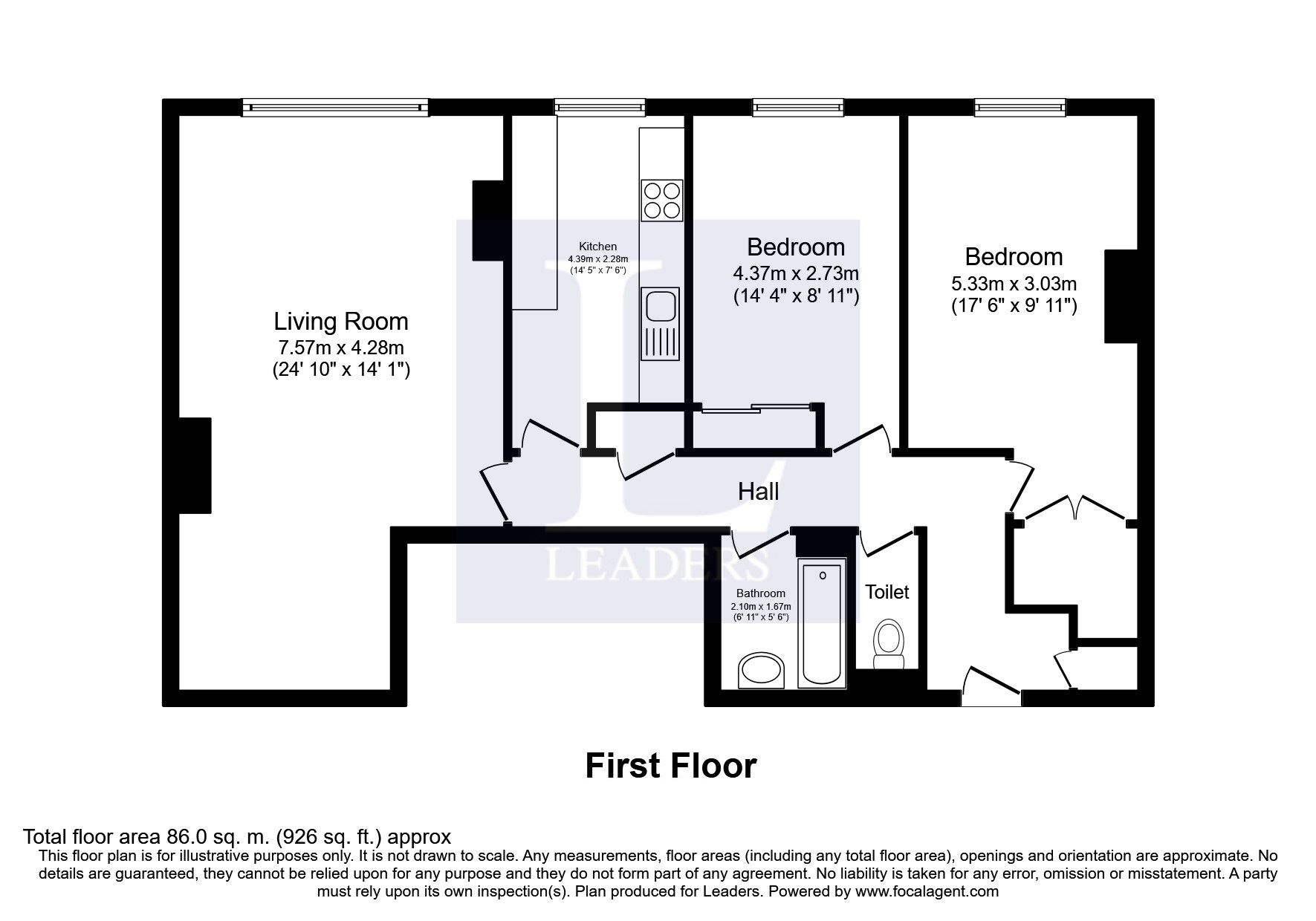 Lakeside, 82 Eaton Drive, Kingston Upon Thames KT2, 2 bedroom flat for