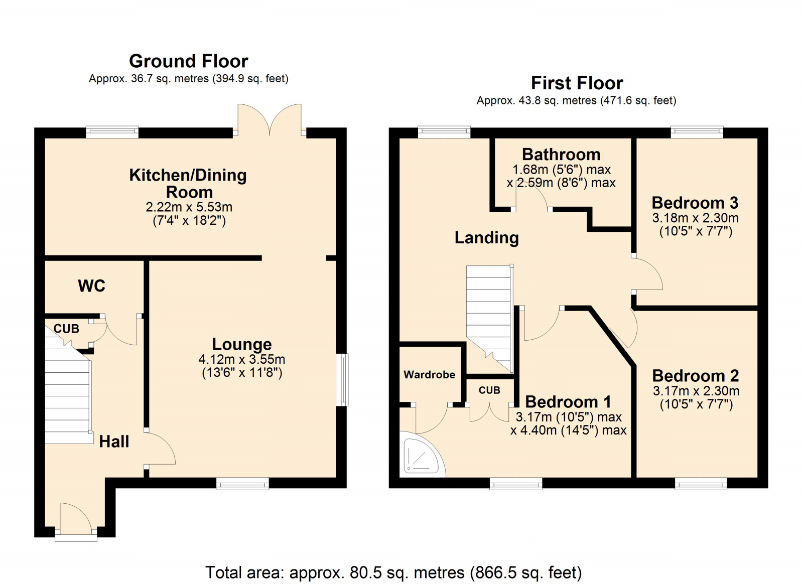 15a Abbots Road, Tewkesbury floorplan
