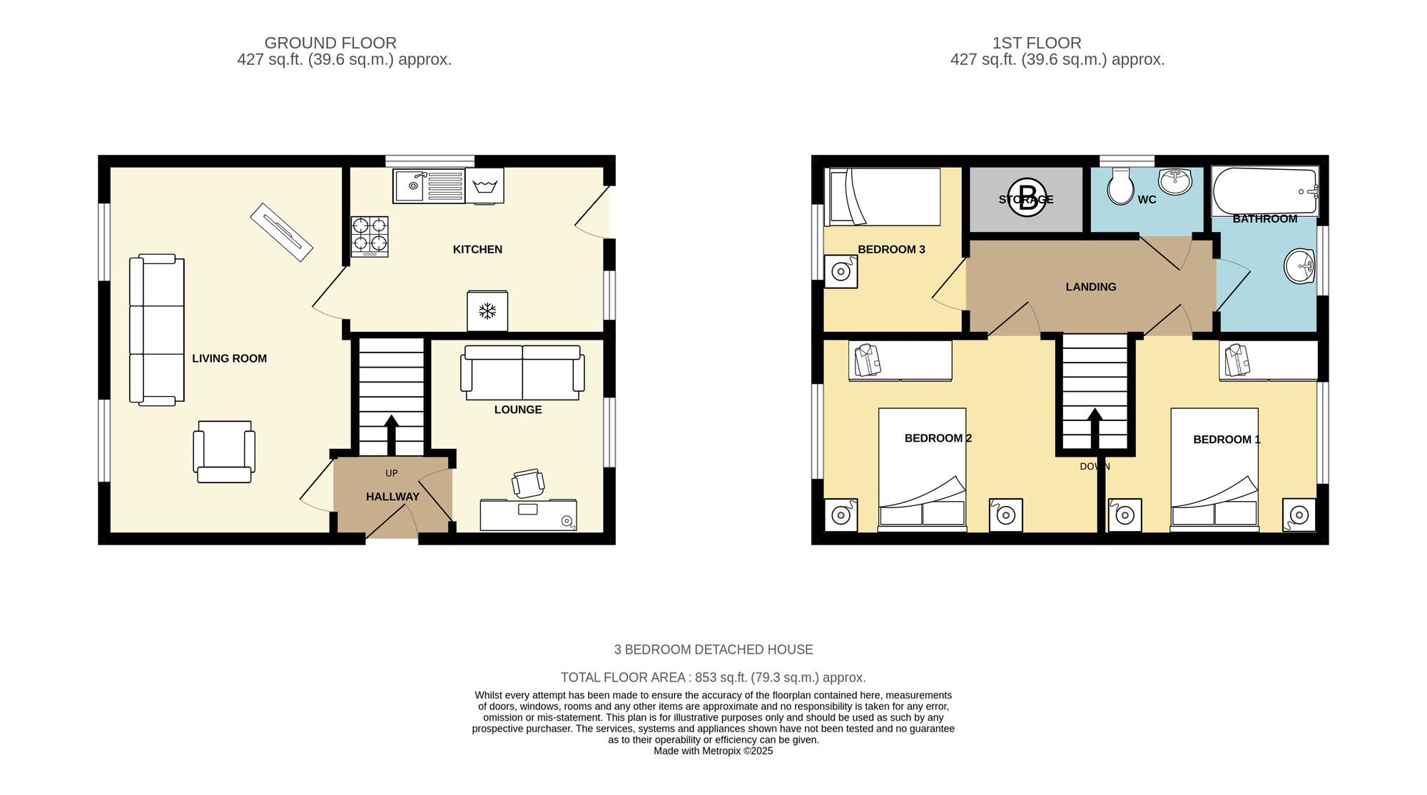 21 Briar Close, Heckmondwike floorplan