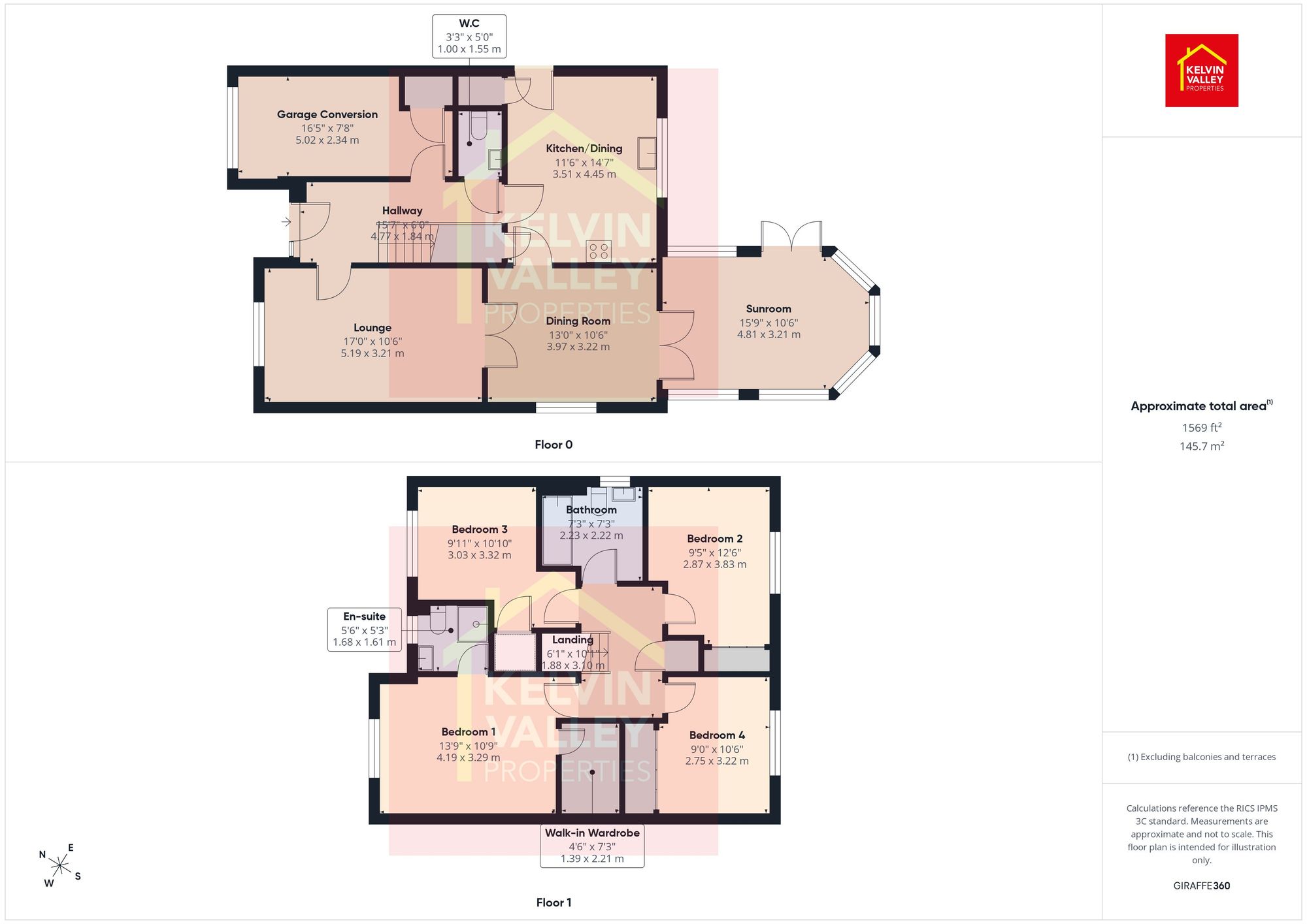 3 Middleton Place, Glasgow floorplan