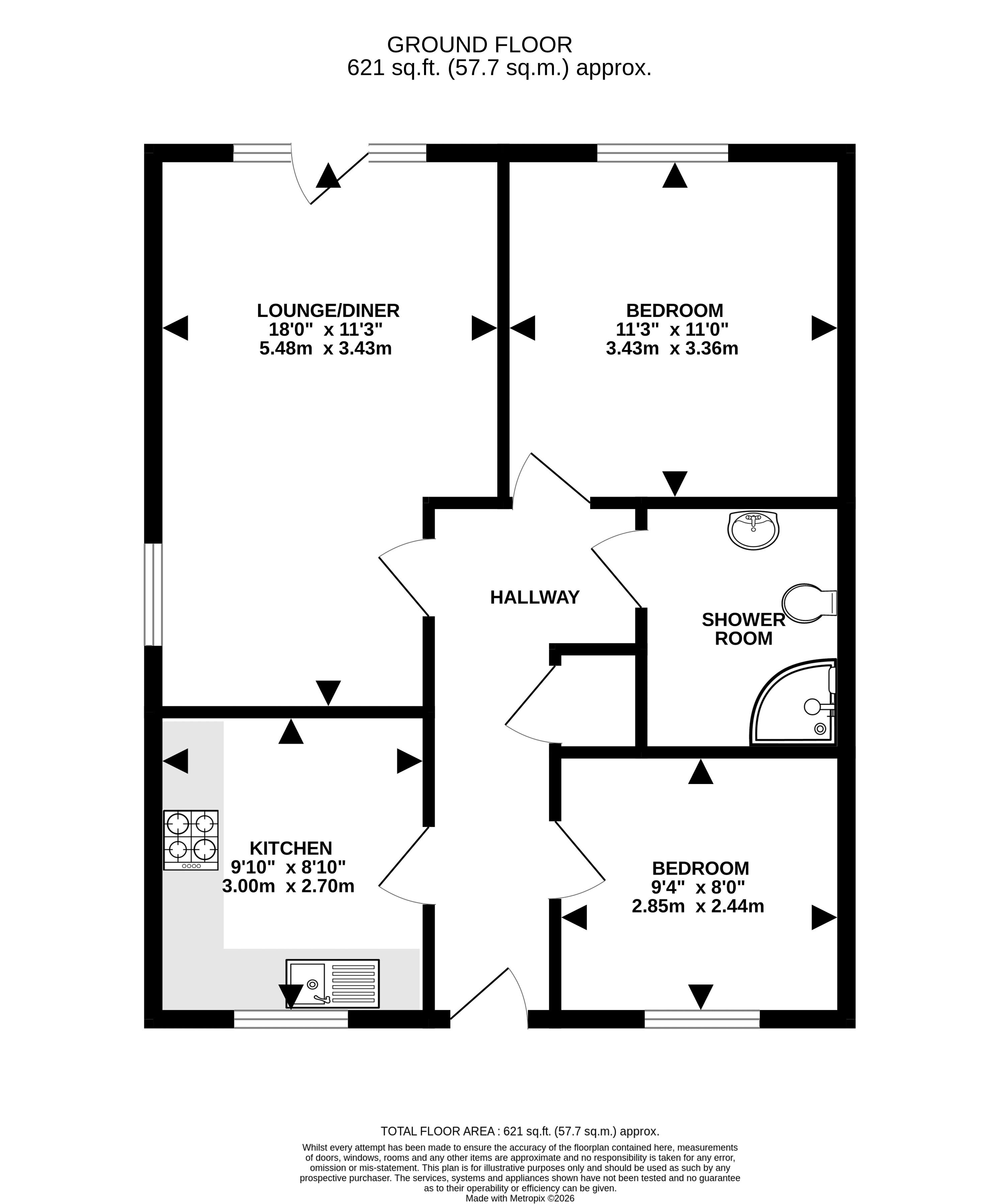 5, Greenaway Court, Lincoln floorplan