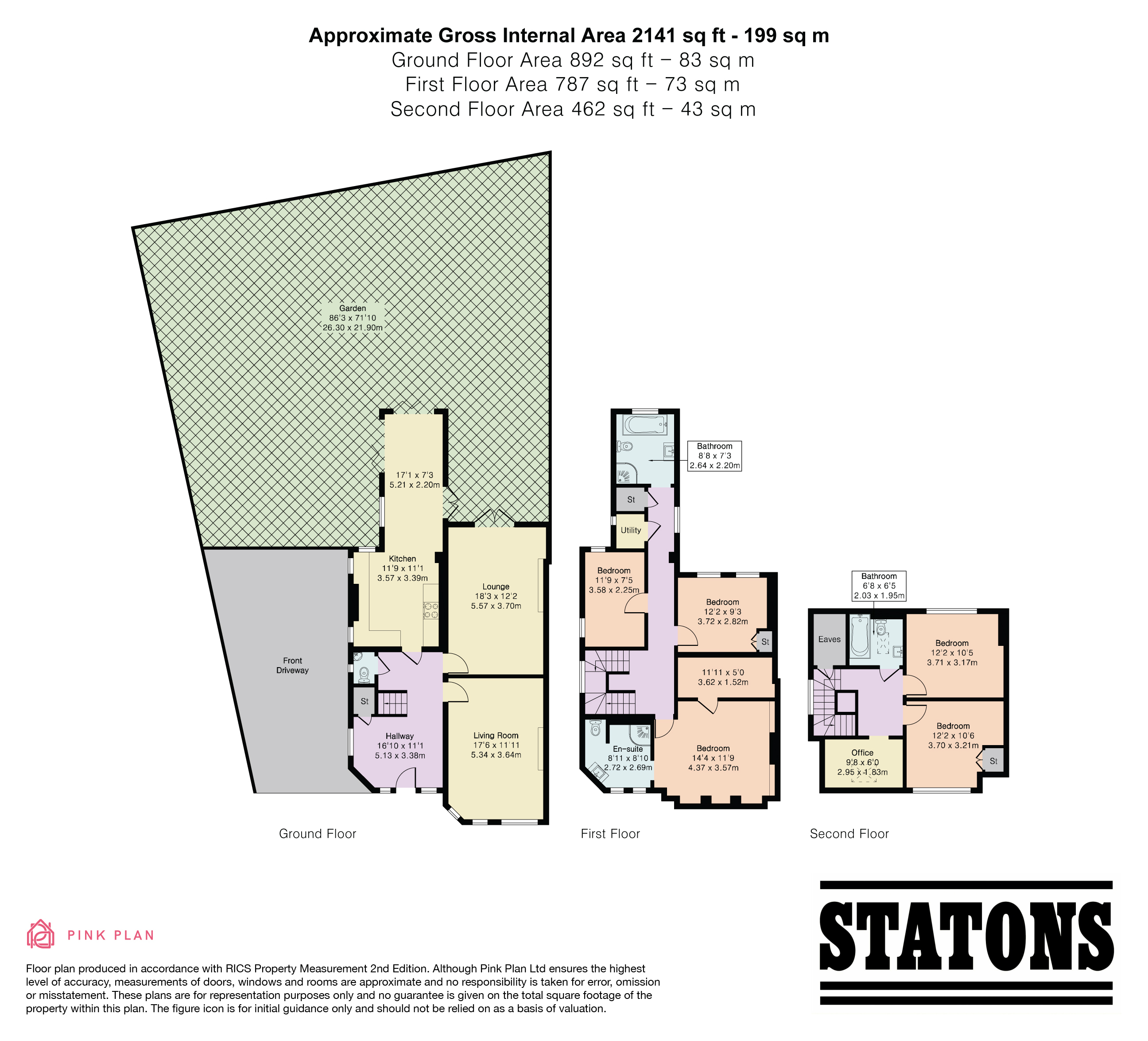 26, Fitzjohn Avenue, Hertfordshire floorplan