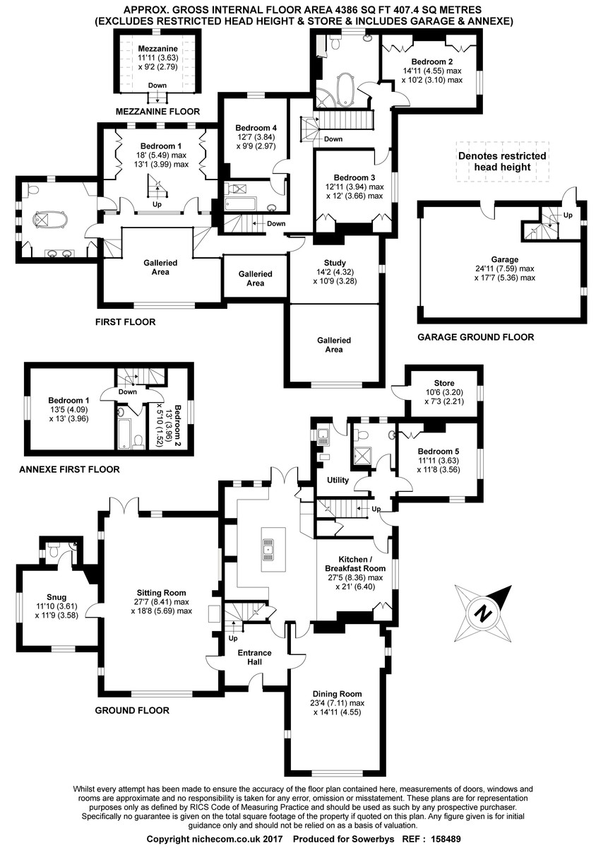 6 bed detached house for sale in The Street, Ringland, Norwich NR8