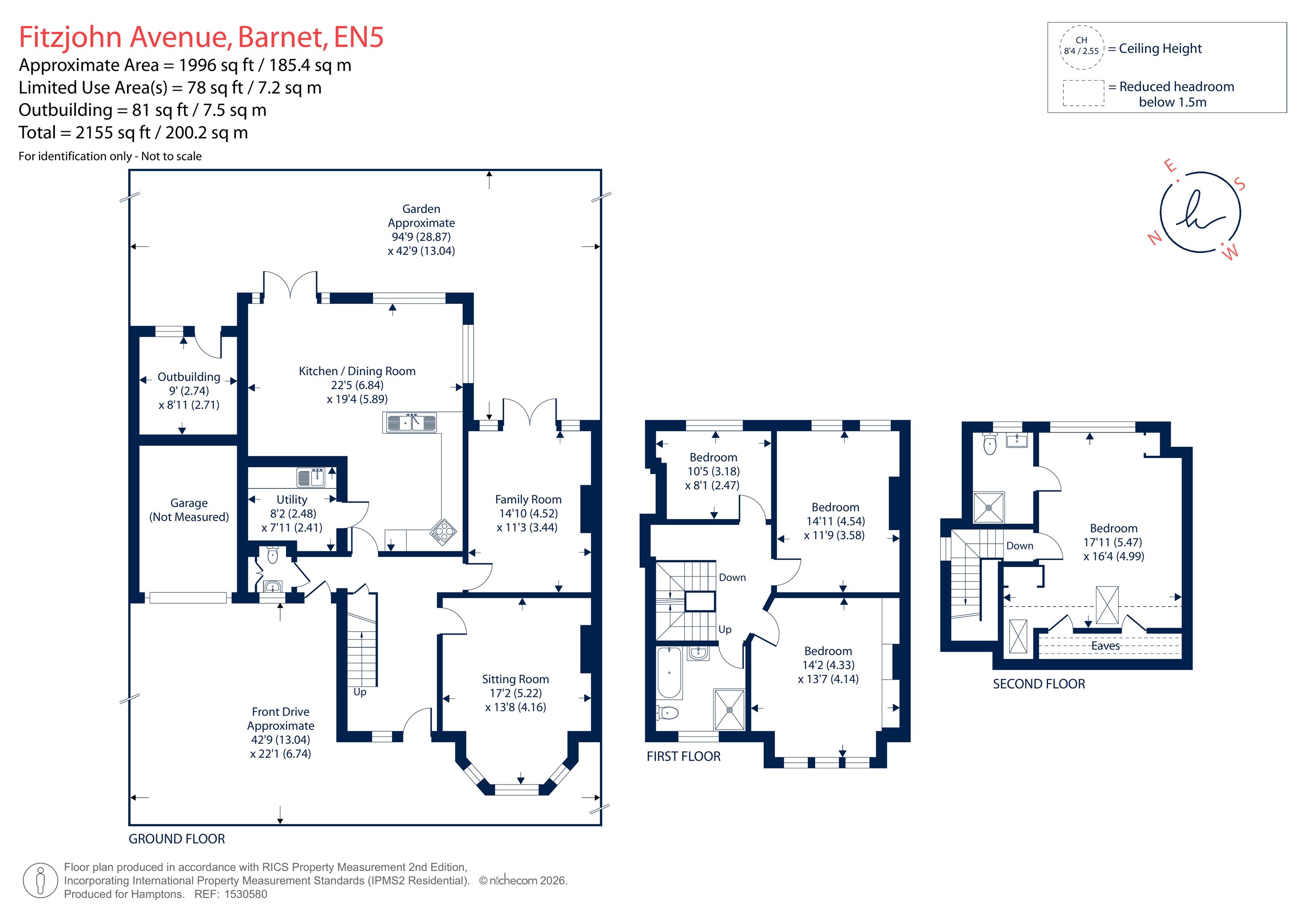 Fitzjohn Avenue, Barnet floorplan