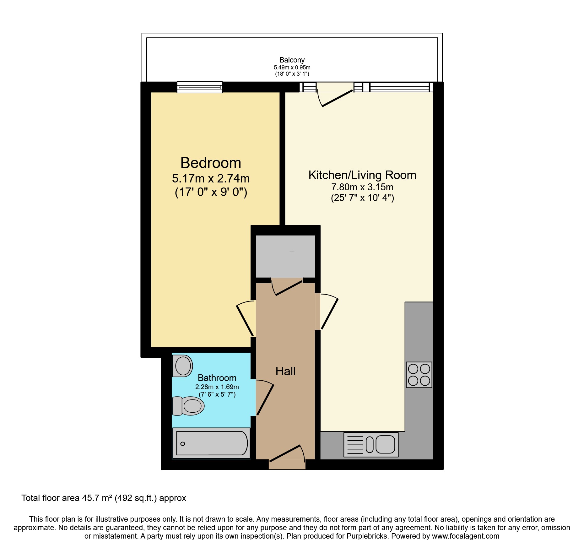27/Hargood House, 7 Norway Street, London floorplan