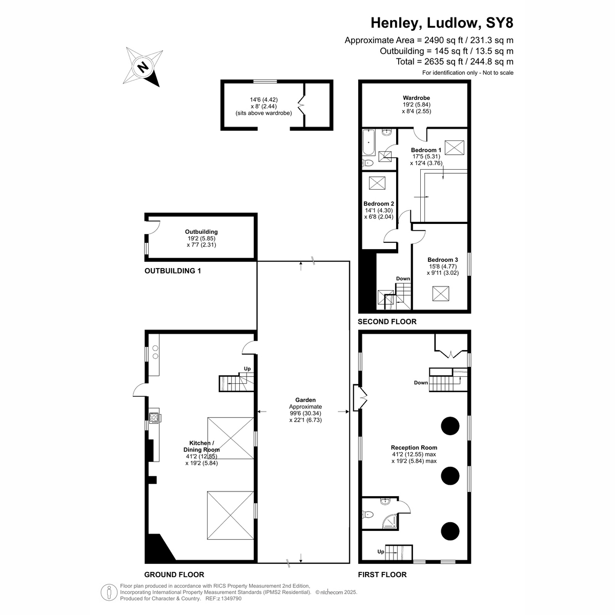 The Millers House, Henley, Ludlow floorplan