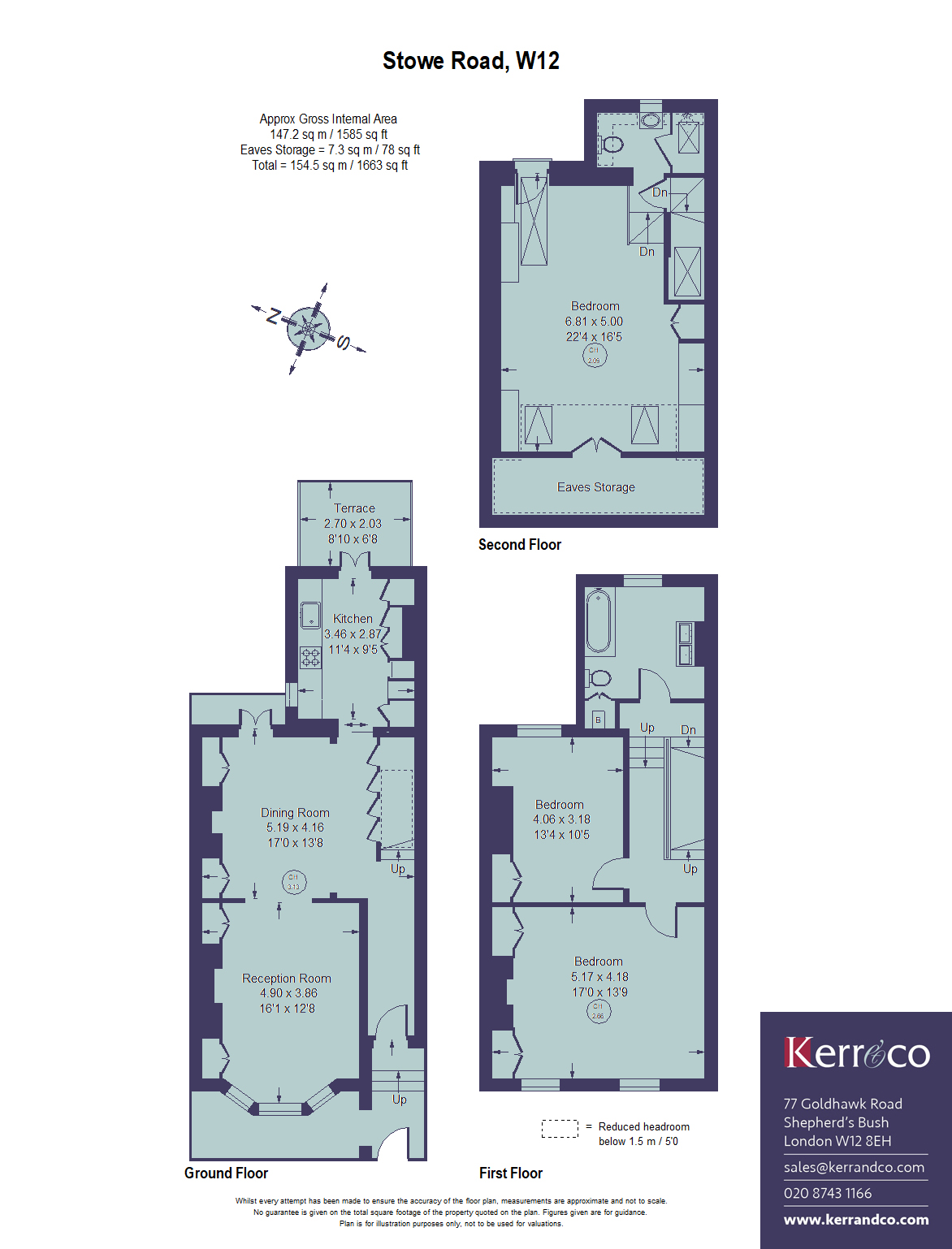Stowe Road, Shepherd's Bush W12 floorplan