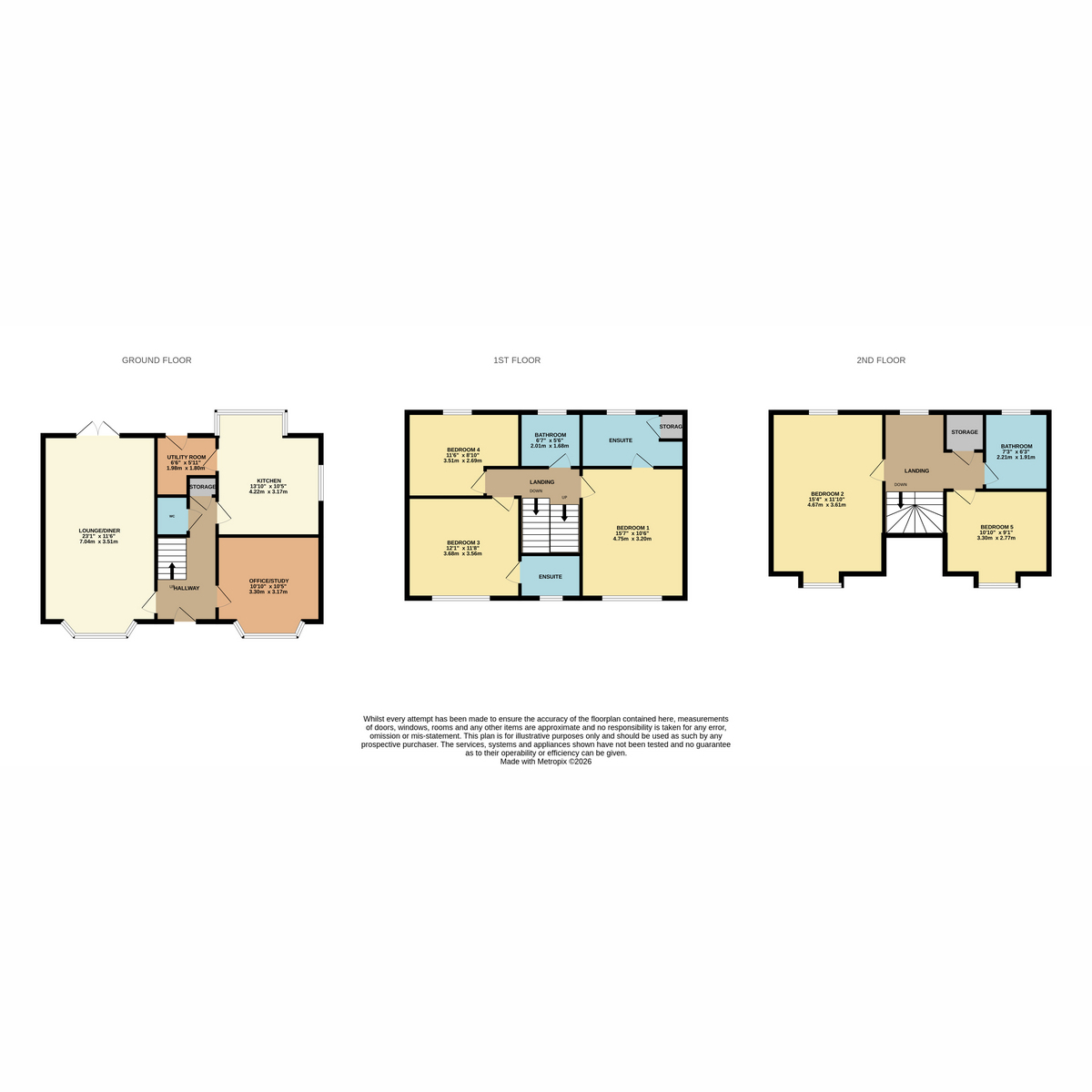 2, Old School Drive, Edwinstowe floorplan