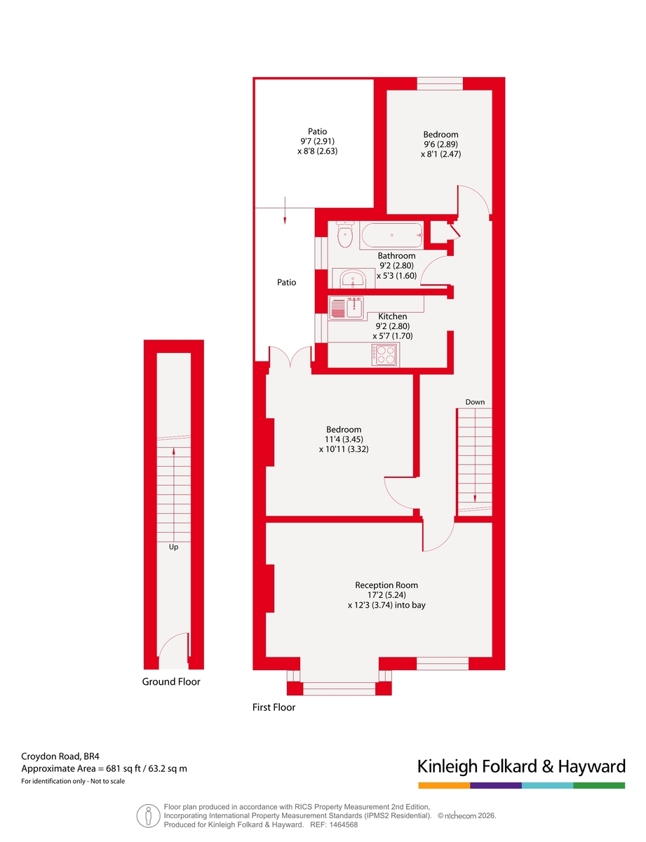 66A,, Croydon Road, West Wickham floorplan