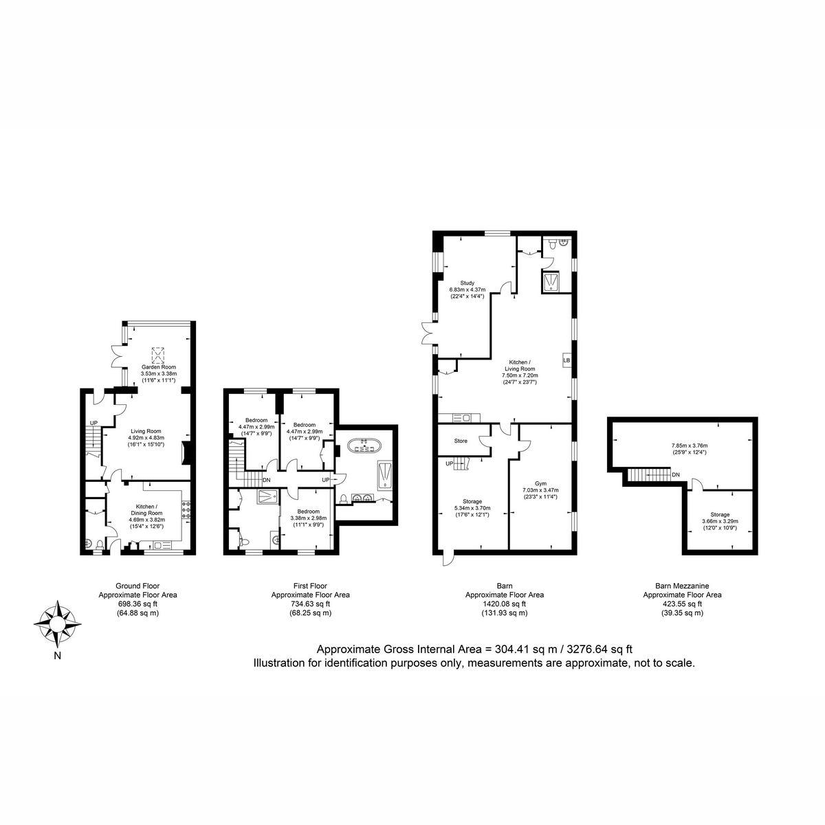 Godolphin, Fletching, East Sussex floorplan