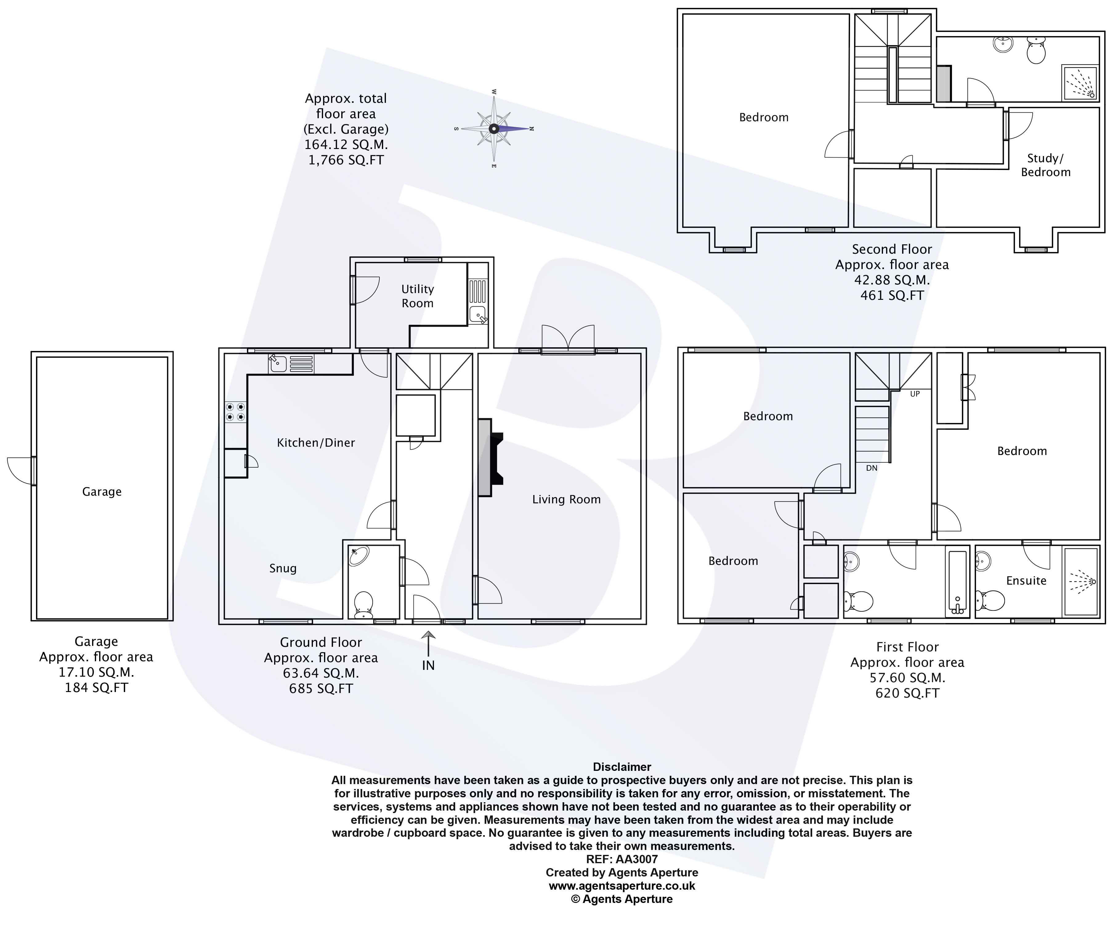 5 Bedrooms Terraced house for sale in School Lane, Great Leighs, Chelmsford, Essex CM3