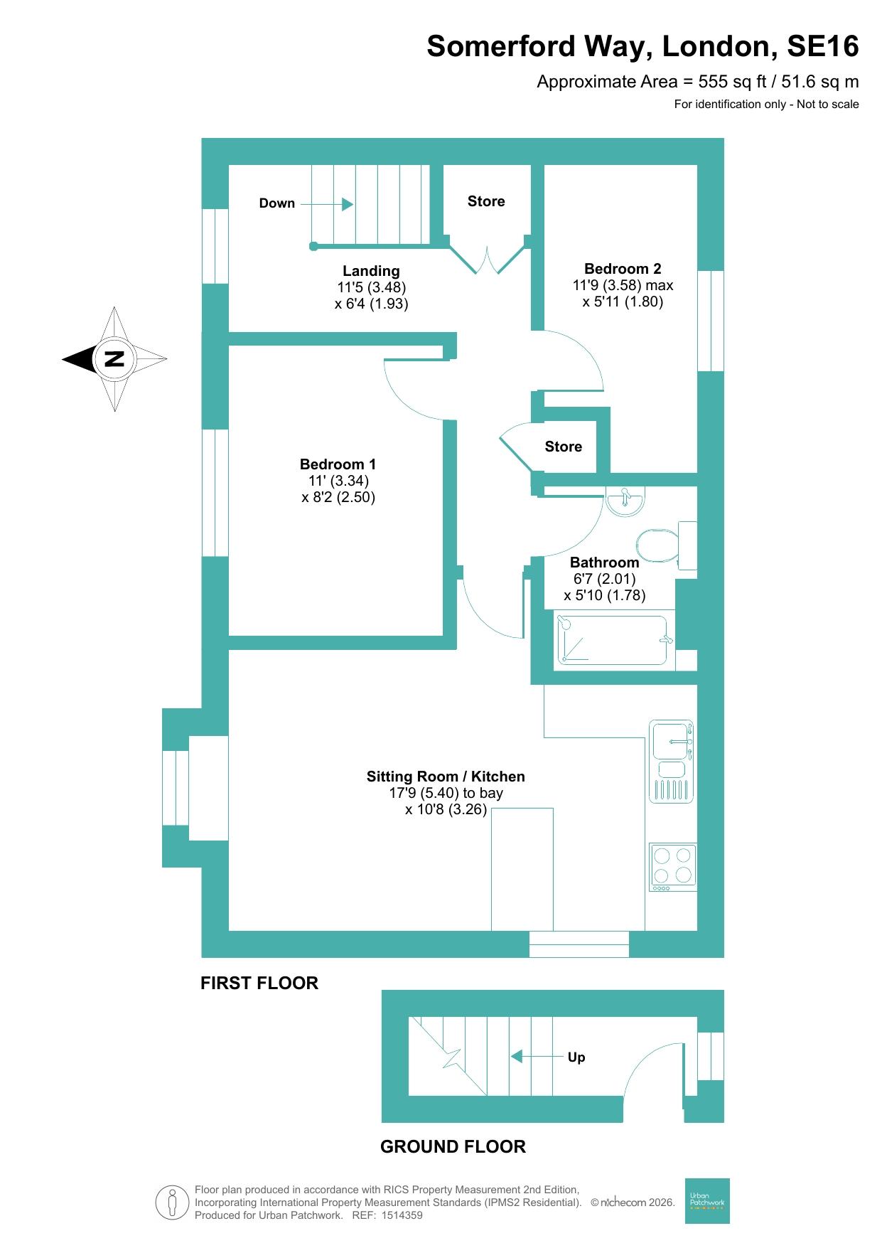 11, Somerford Way, London floorplan