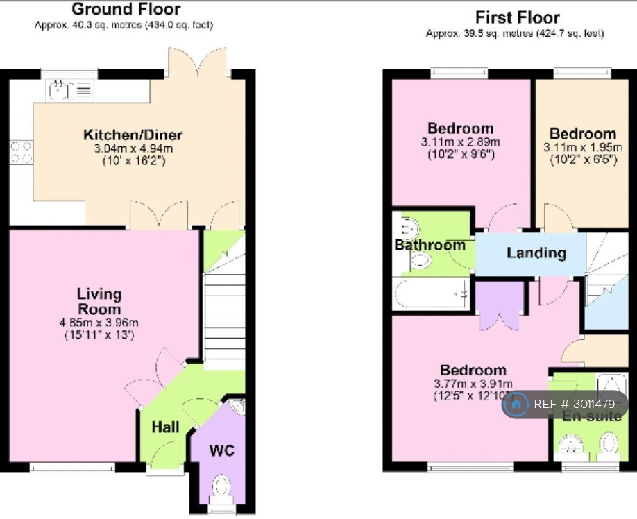 Richards Field, Chineham, Basingstoke floorplan