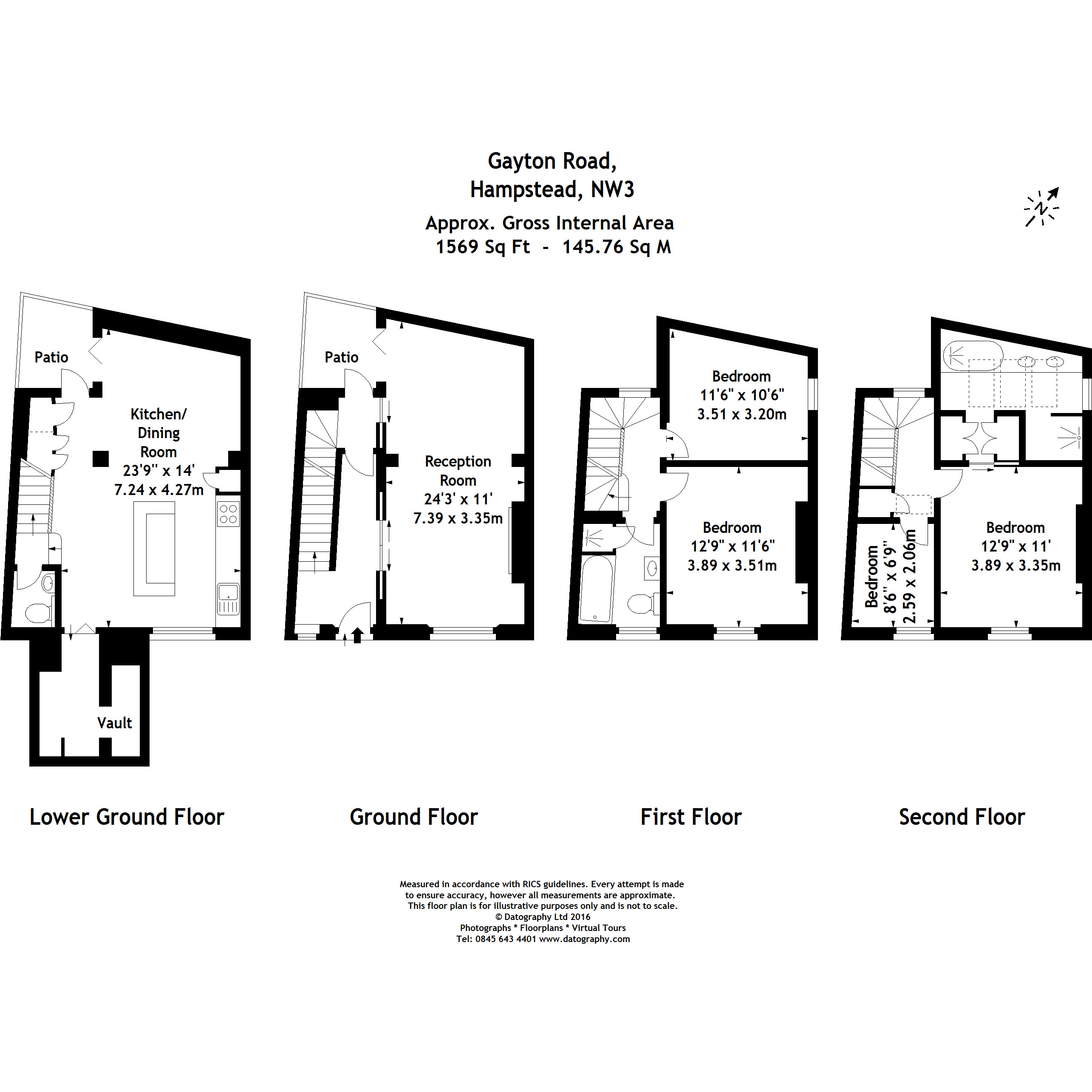 1, Gayton Road, Hampstead floorplan