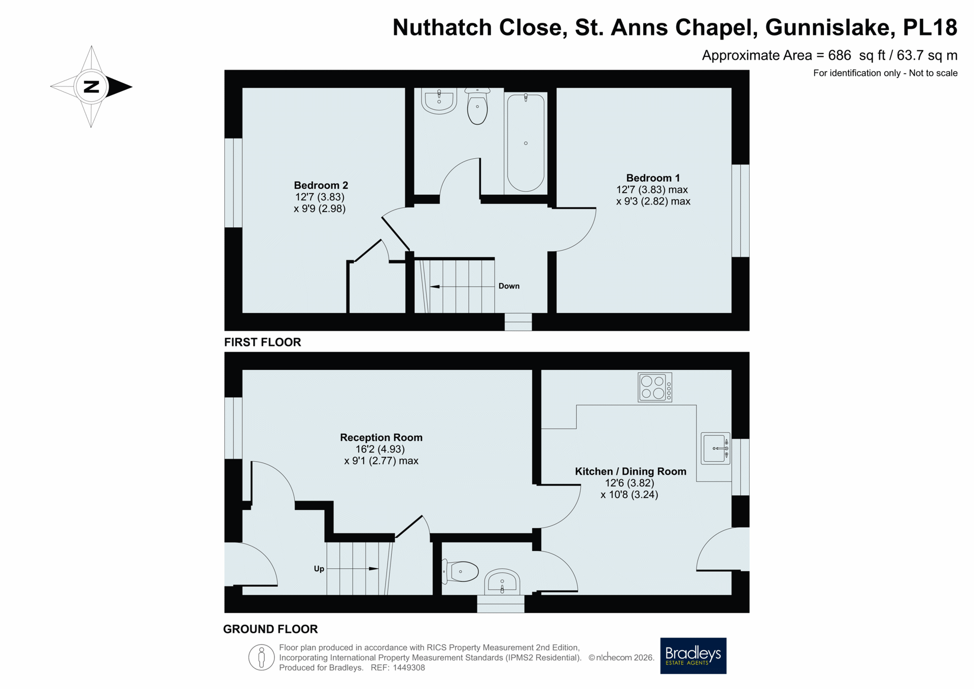 18, Nuthatch Close, Gunnislake floorplan
