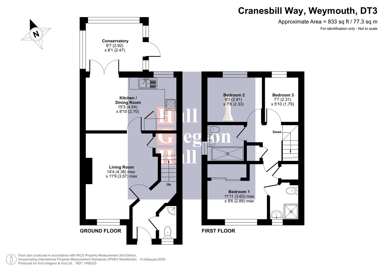 11, Cranesbill Way, Weymouth floorplan
