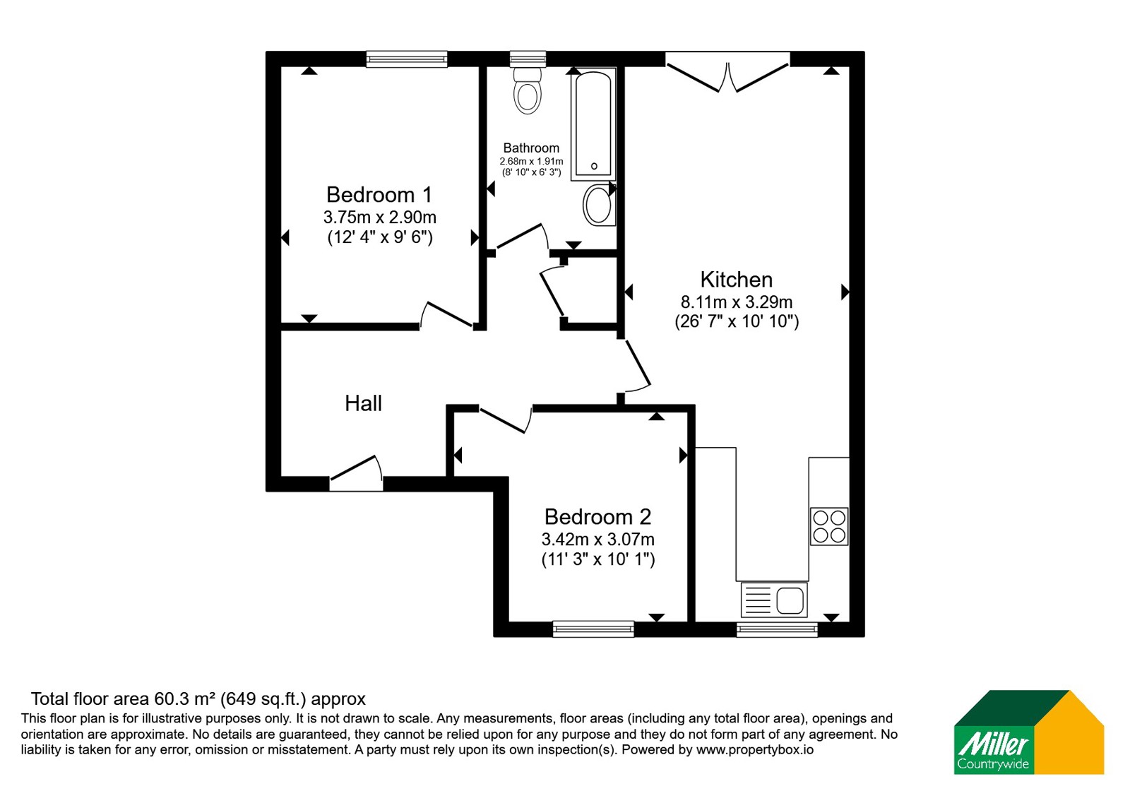 7 Cober House,, Nicholas Holman Road, Cornwall floorplan