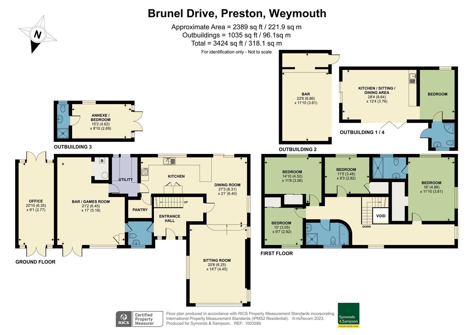 Brunel Drive, Preston, Weymouth DT3, 4 bedroom detached house for sale