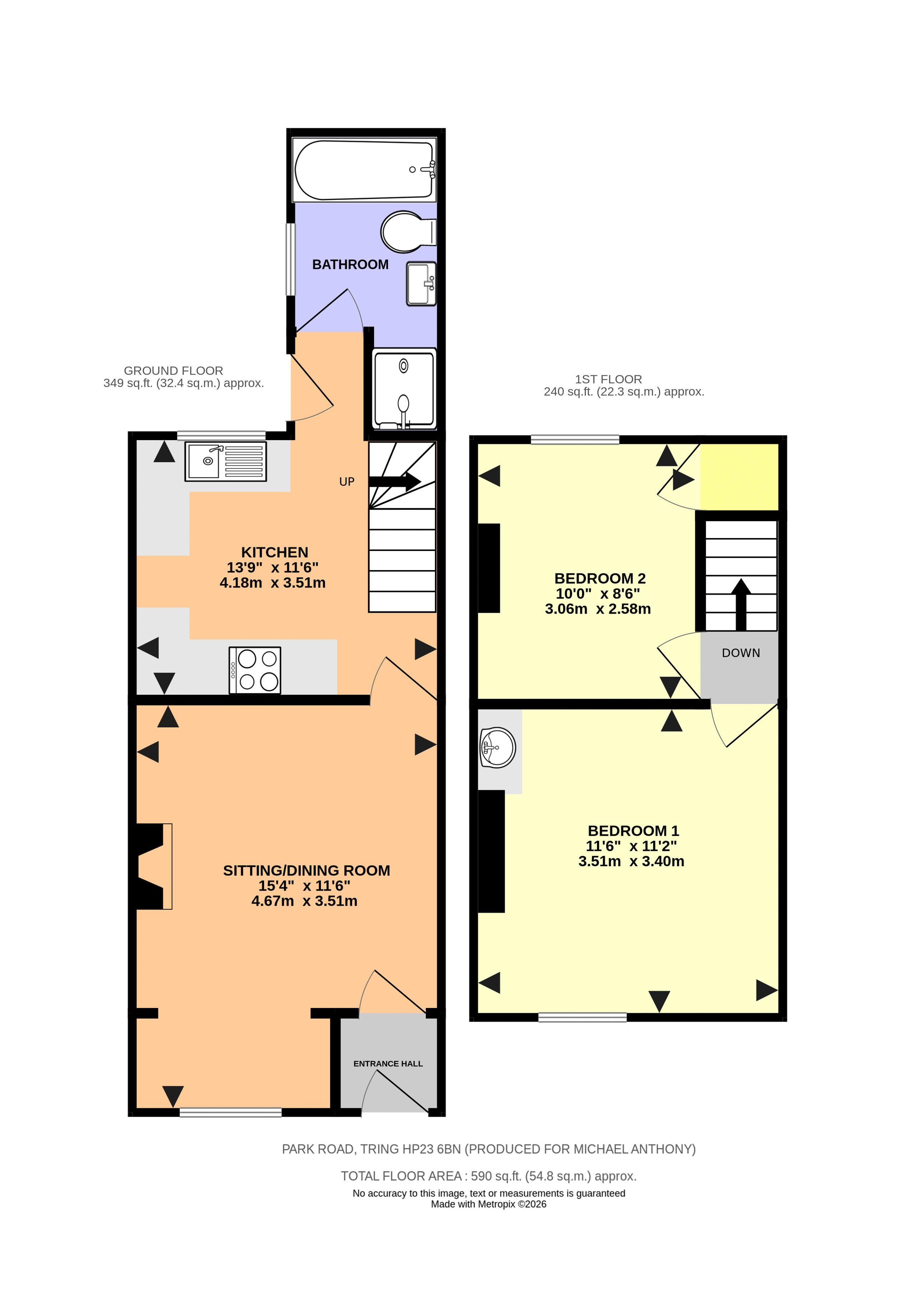 Park Road, Tring floorplan