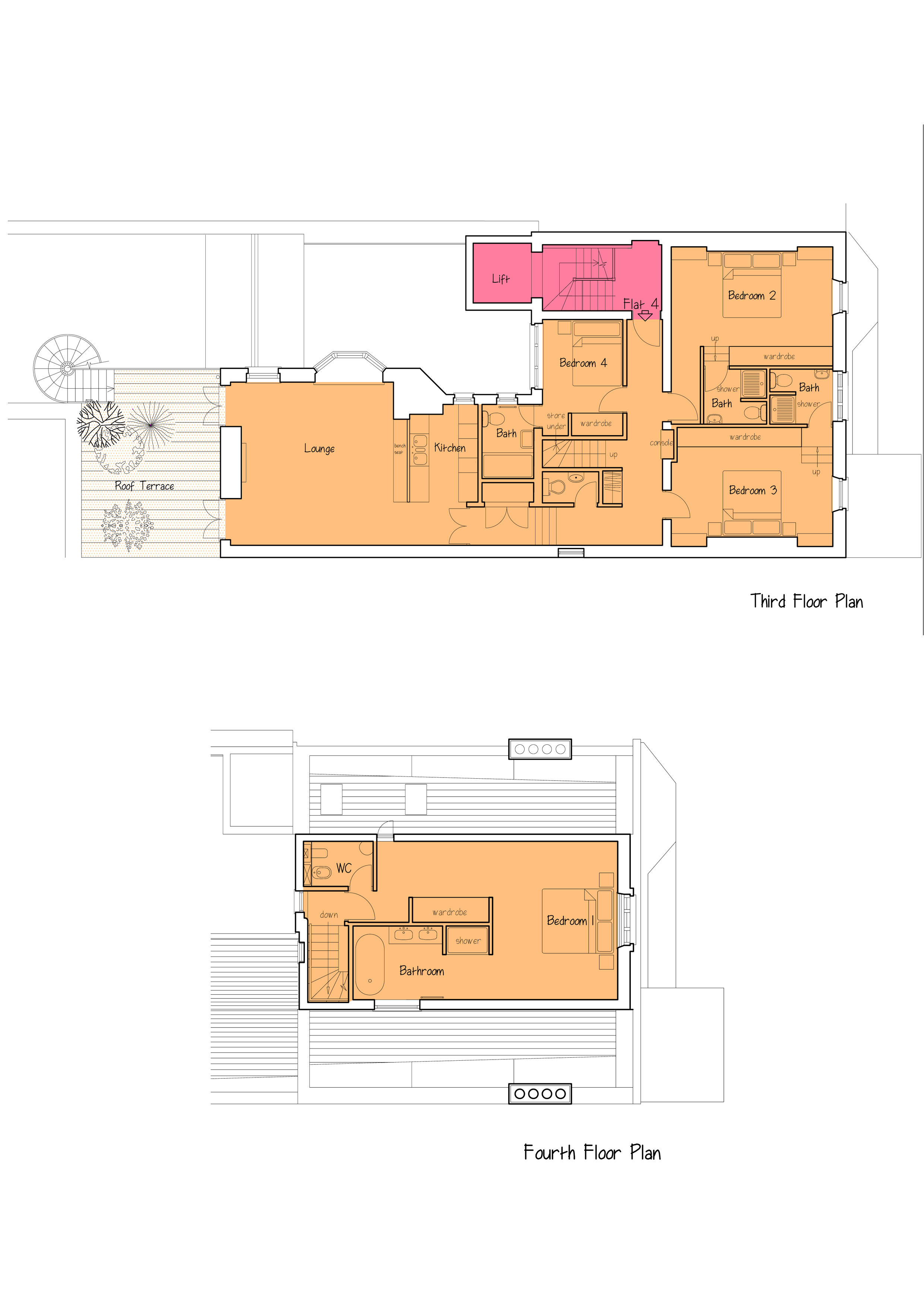 4 Bedrooms Flat to rent in North Audley Street, Mayfair, London W1K