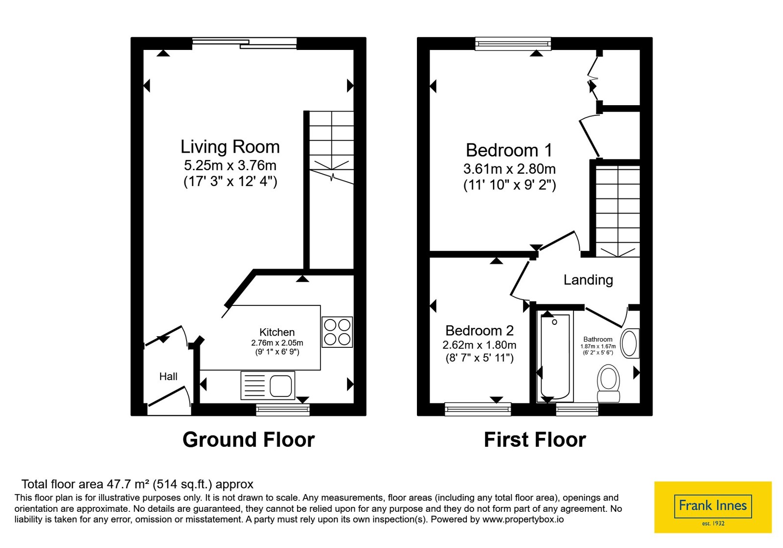 36, Brendon Grove, Nottingham floorplan
