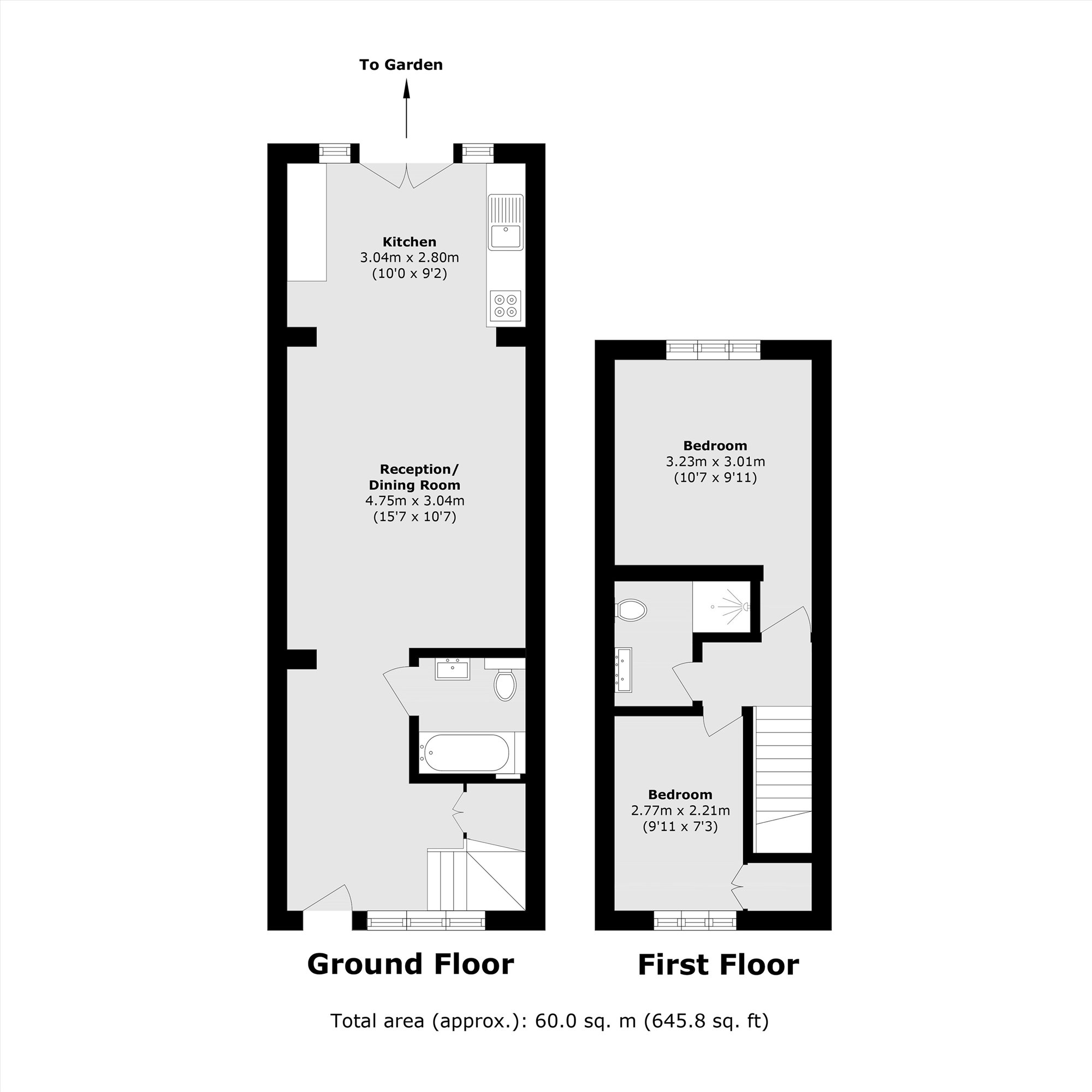 136A, Manor Lane, London floorplan