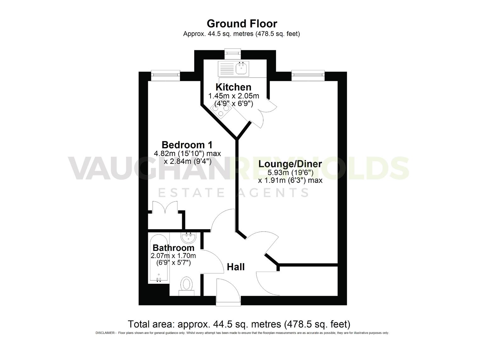 46, Swan Court, Stratford-Upon-Avon floorplan