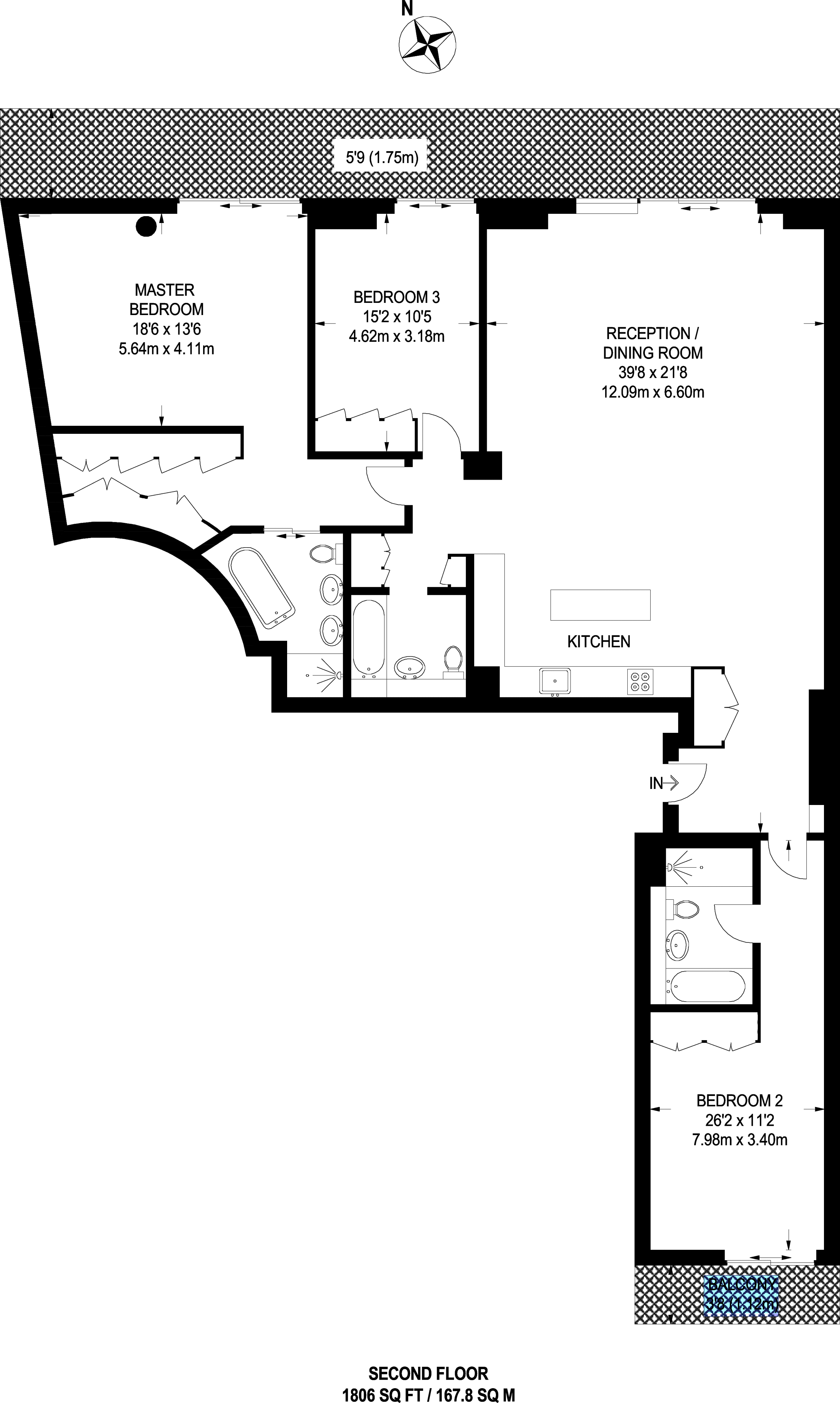 3 Bedrooms Flat to rent in Battersea Power Station, Battersea Power Station, London SW11