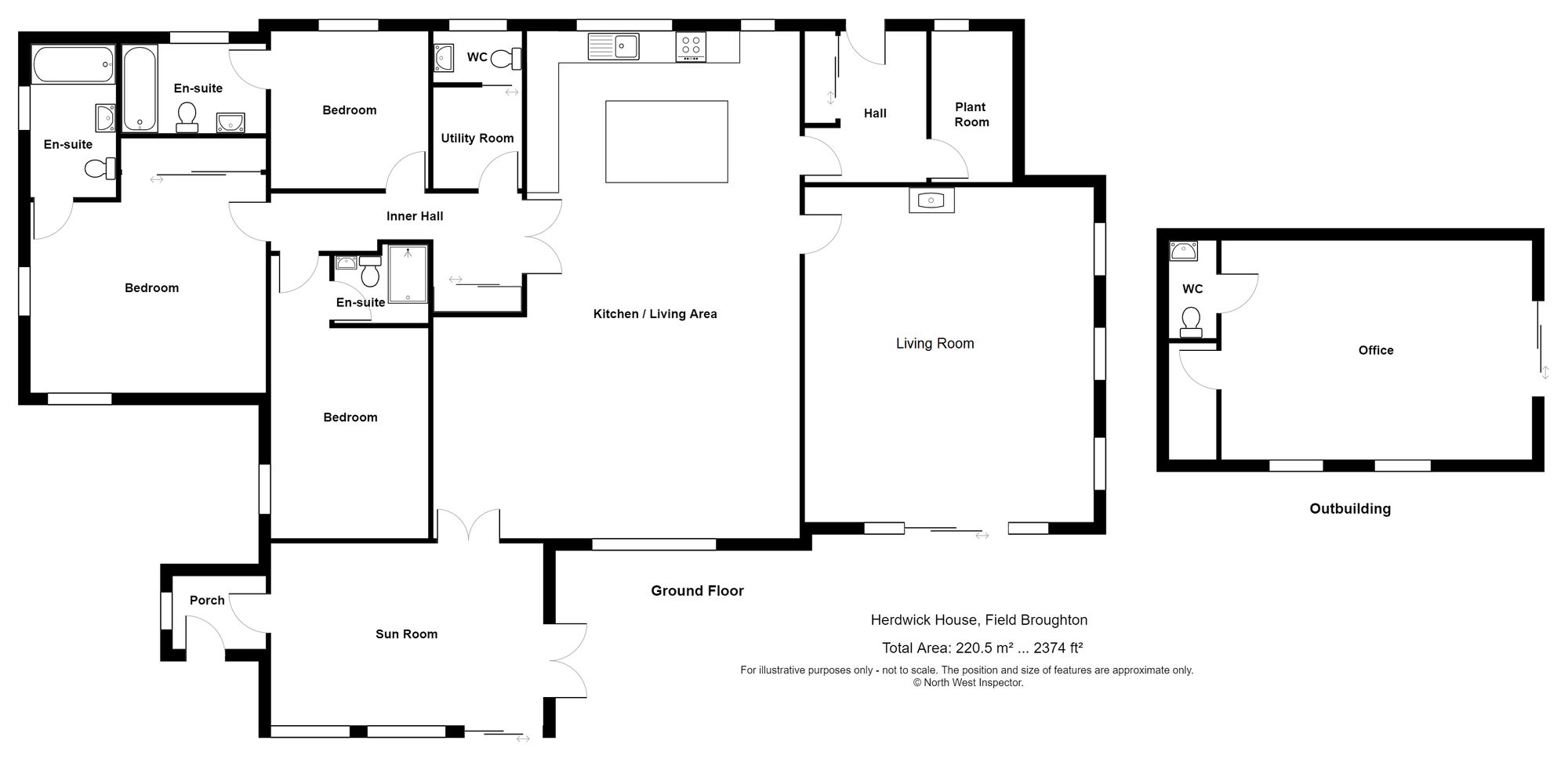 Herdwick House, Grange-Over-Sands floorplan