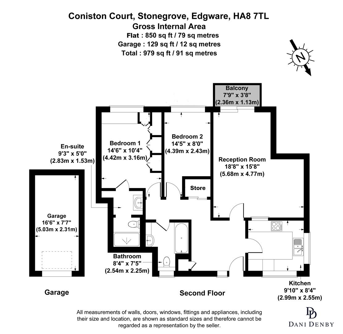 Stonegrove, Edgware floorplan