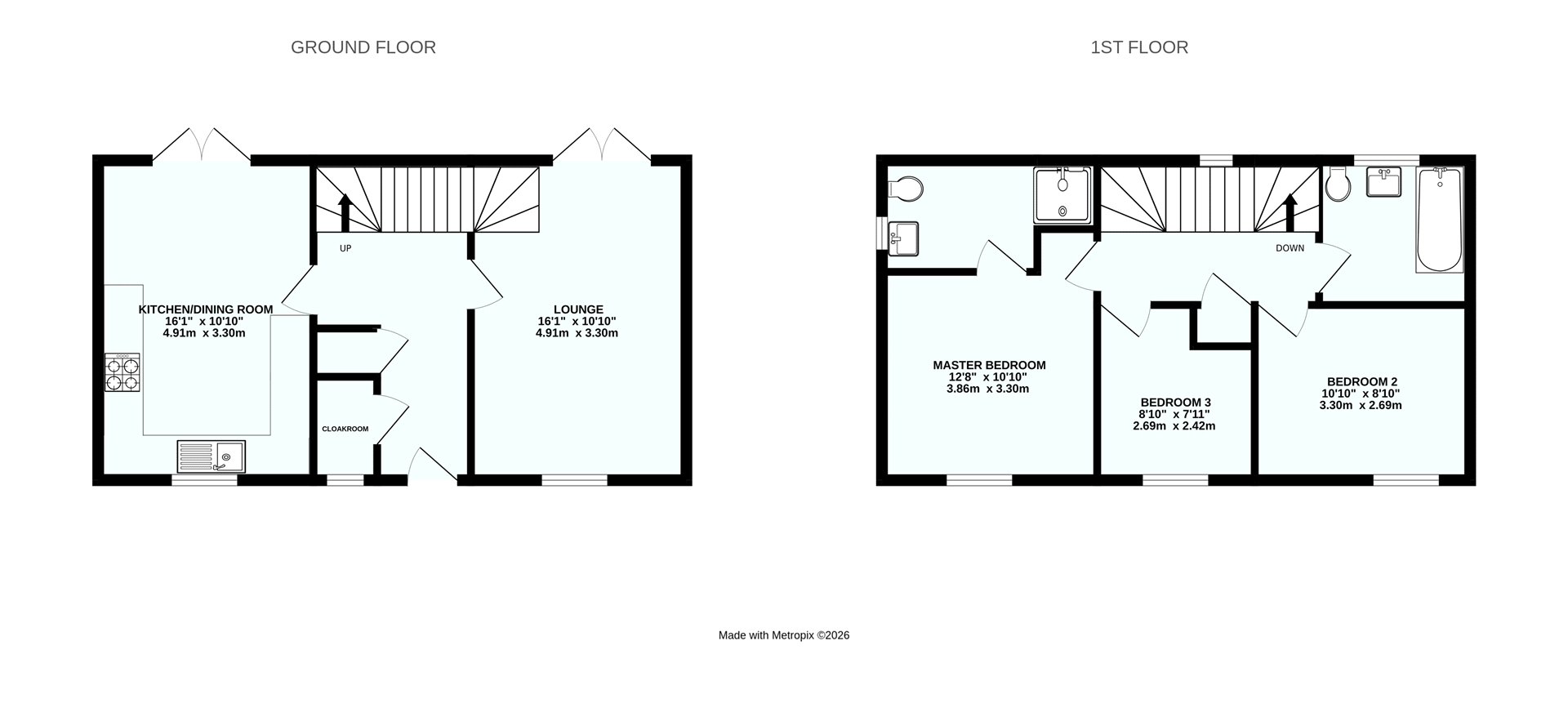 1, Laburnum Avenue, Devon floorplan