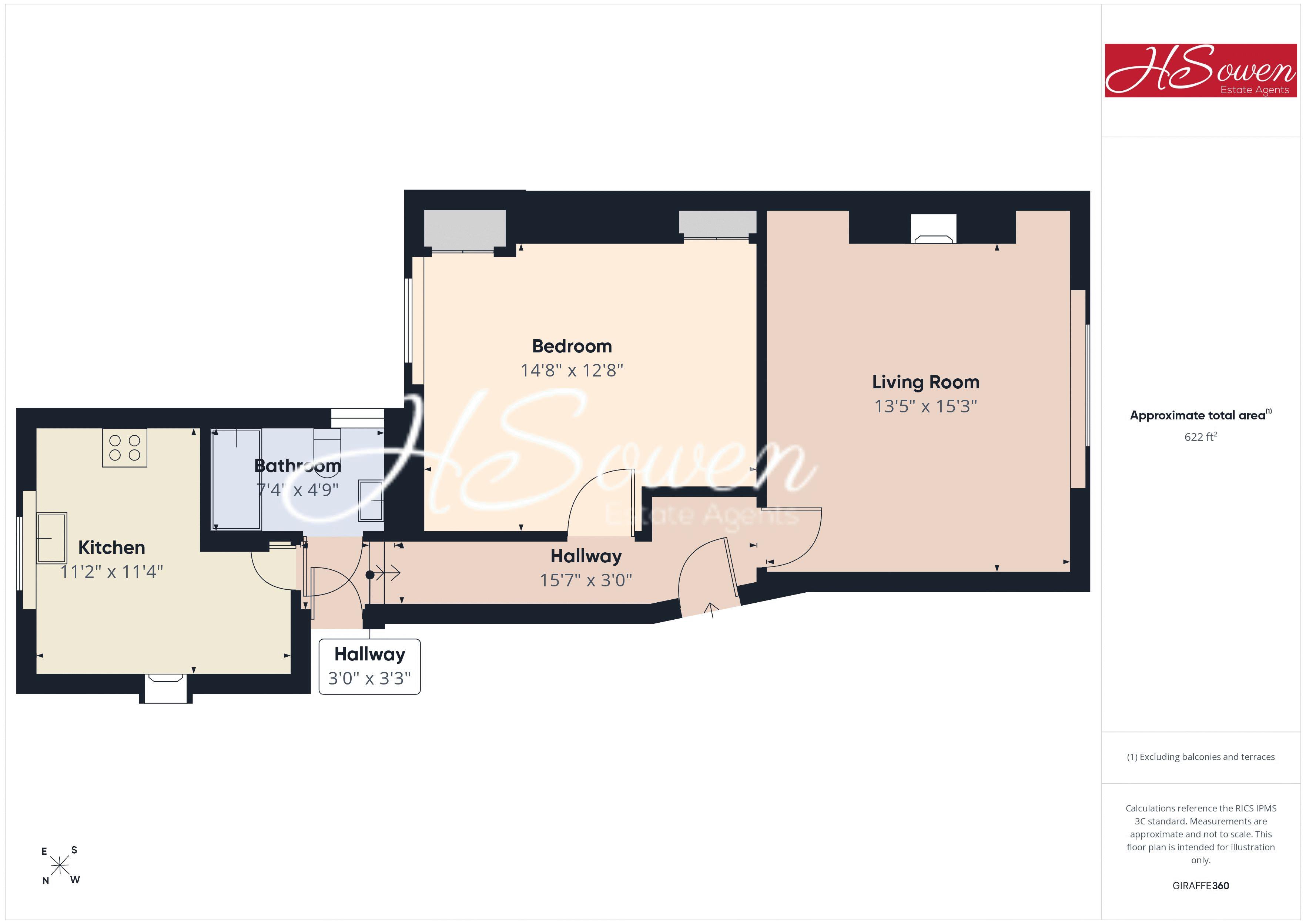 Flat 1, 15, Chatsworth Road, Torquay floorplan
