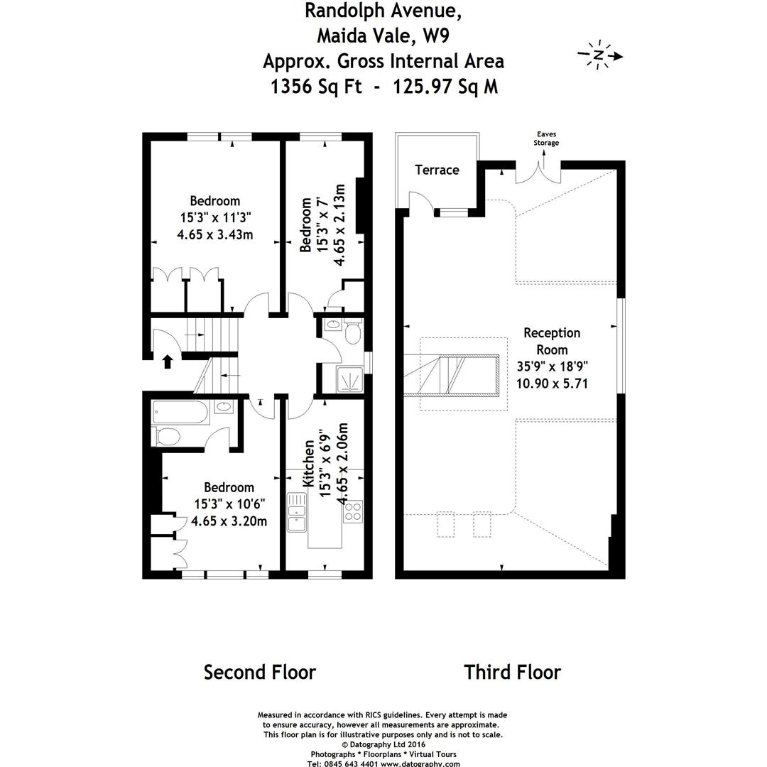 3 Bedrooms Flat to rent in Randolph Avenue, Maida Vale W9