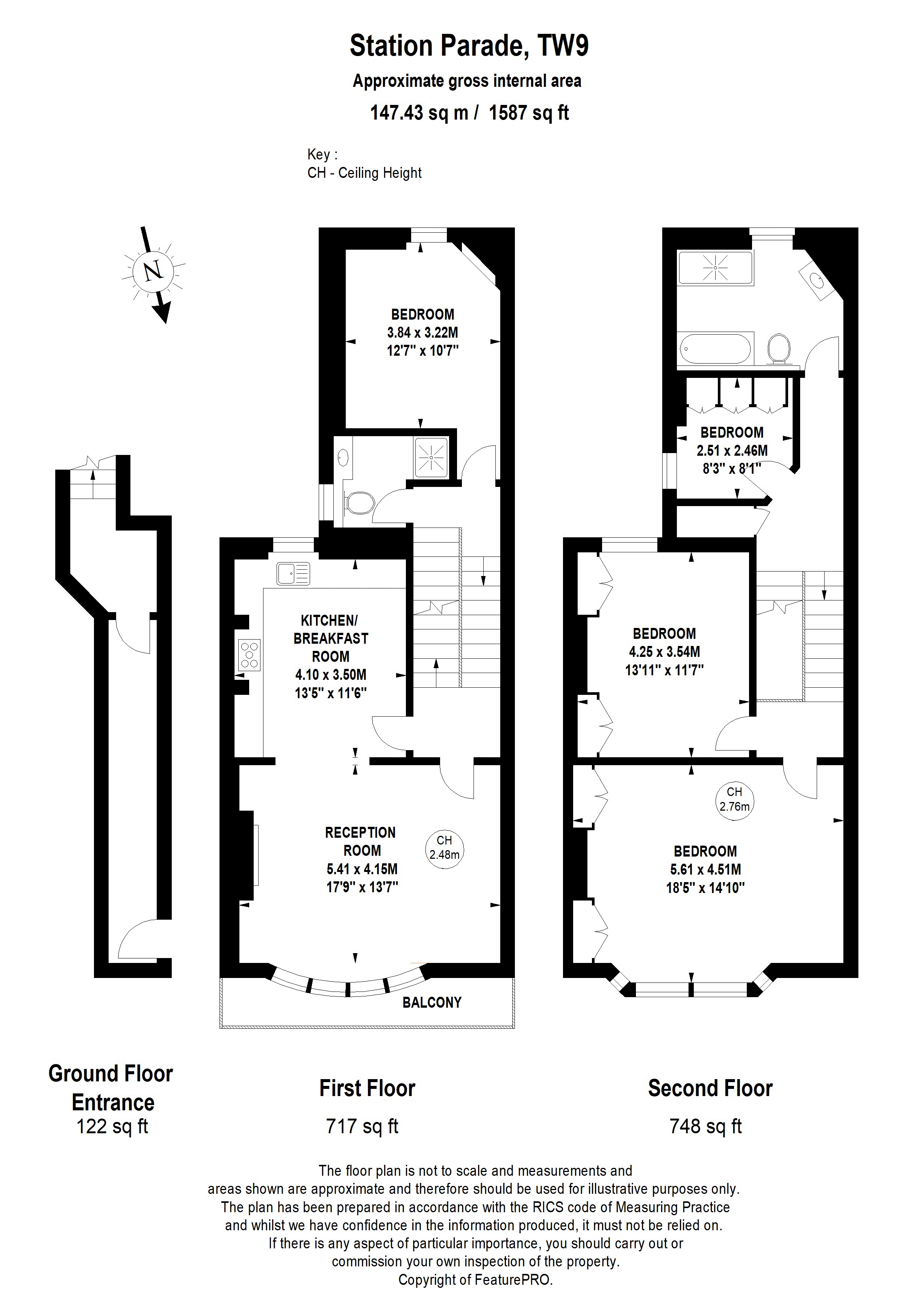 4 Bedrooms Maisonette for sale in Station Parade, Kew, Surrey TW9