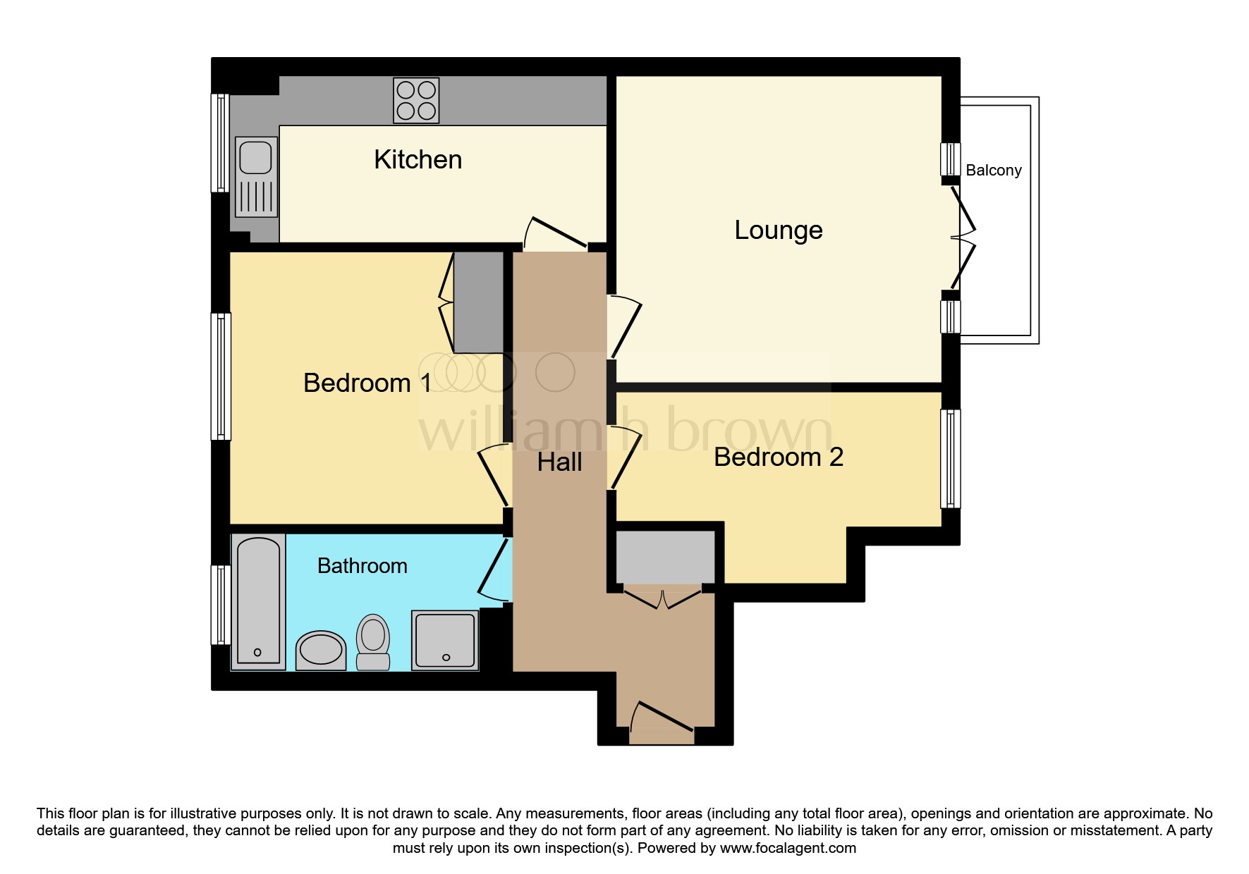Flat 16, Craigside, St. Marys Road, Cromer floorplan